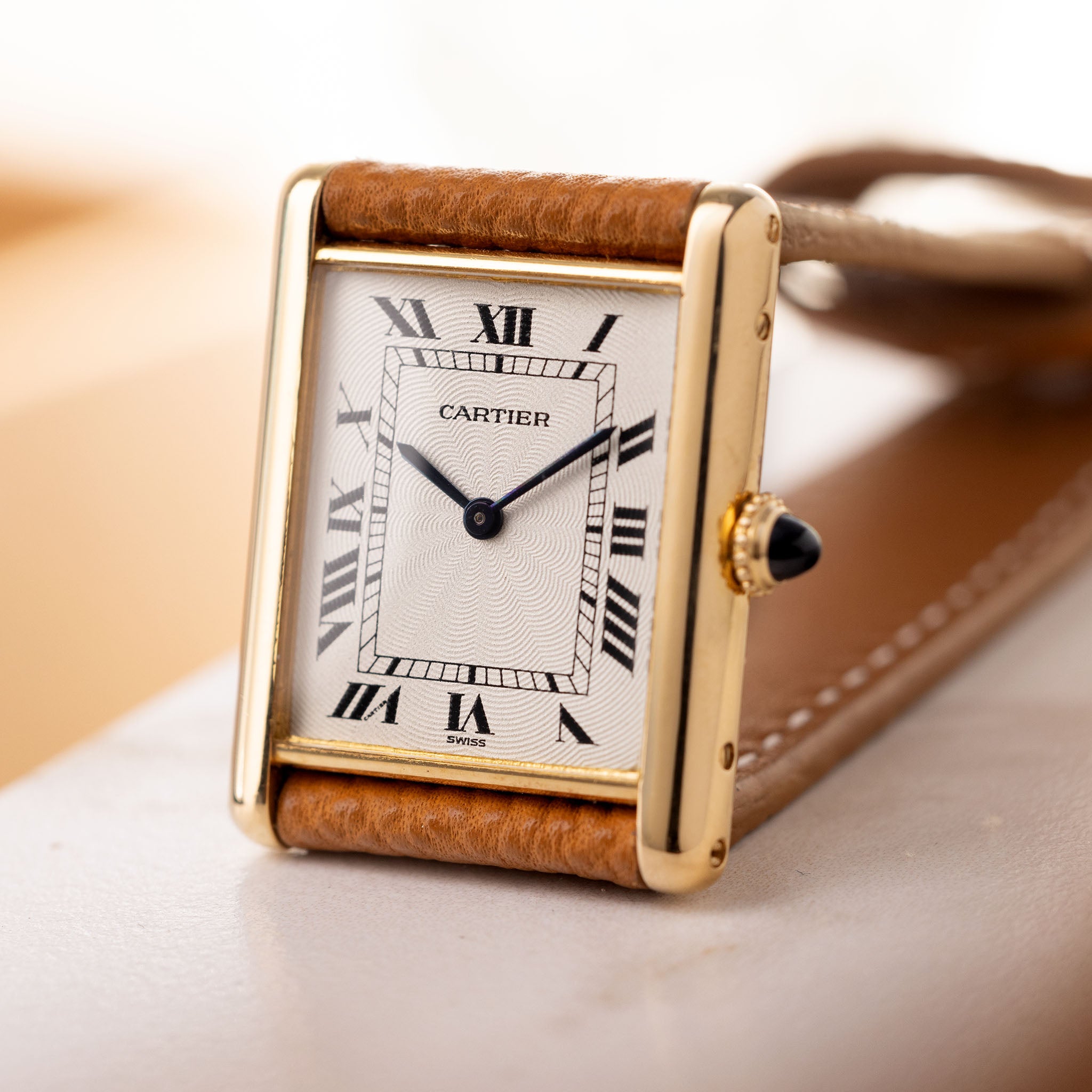 Cartier Tank Louis 1600 18 Karat Gelbgold mit Papieren