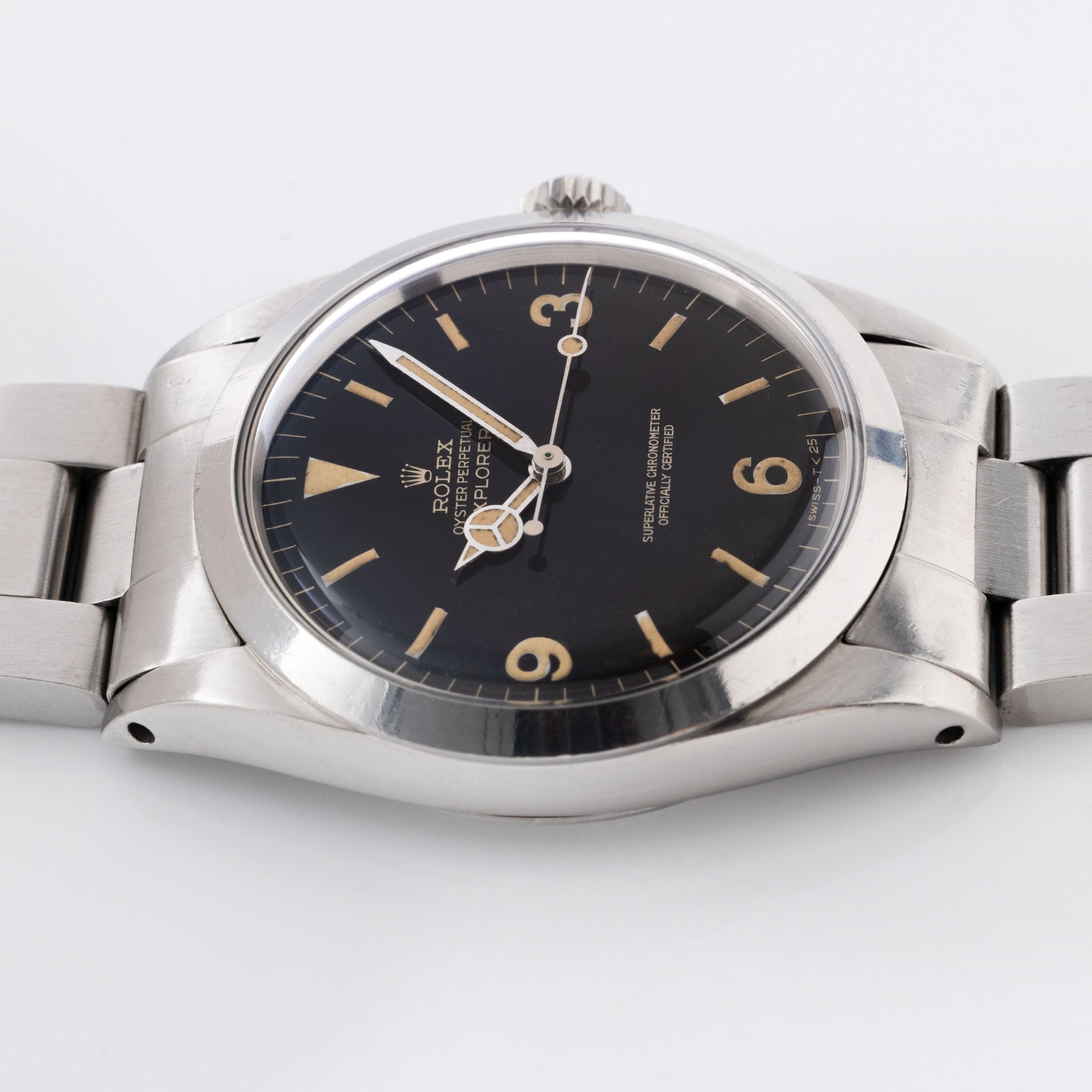 Rolex Explorer 1016 glossy Gilt with papers