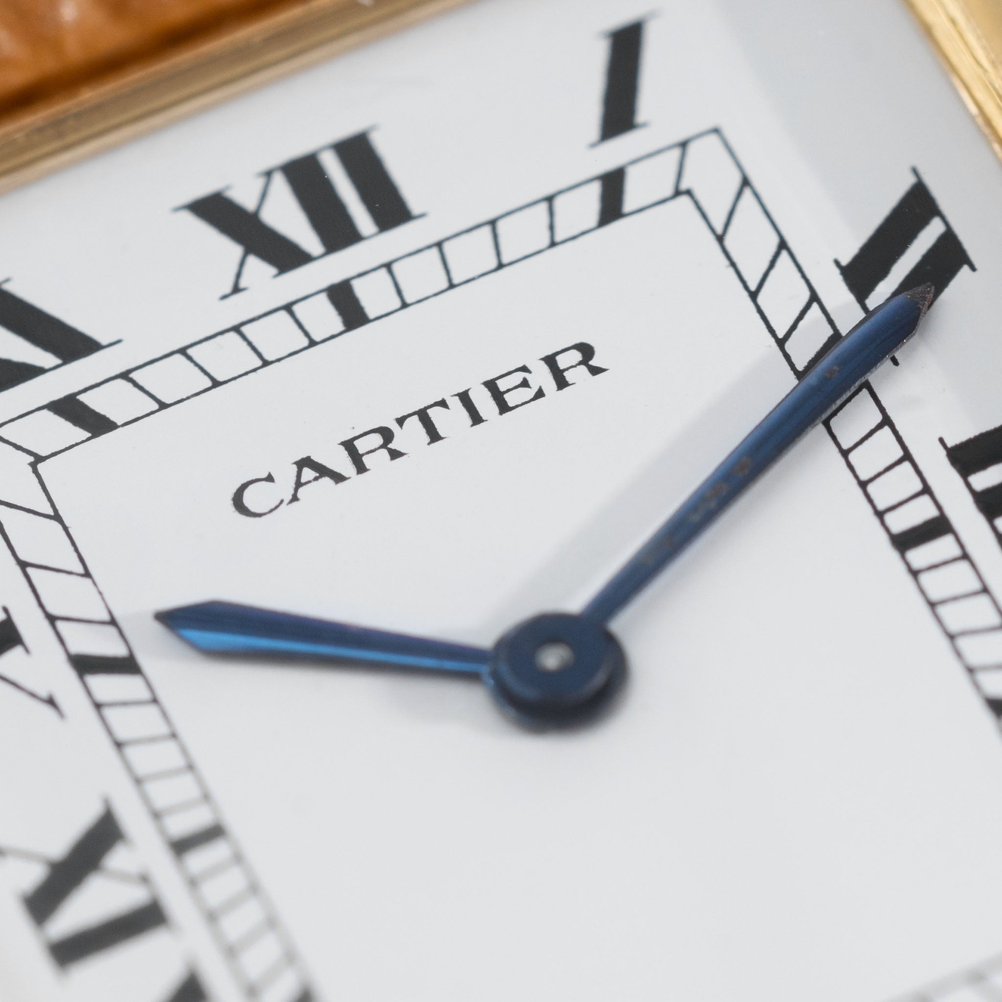 Cartier Tank Louis referenz 96019 18k Gelbgold extra flat