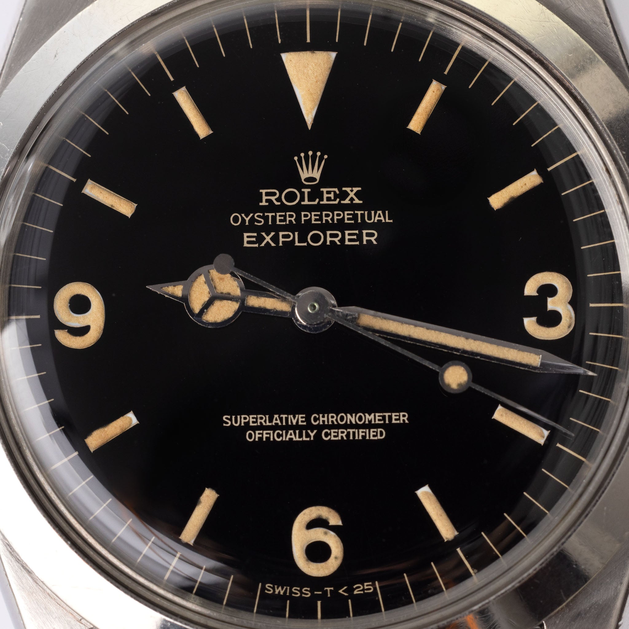 Rolex Explorer 1016 glossy Gilt with papers