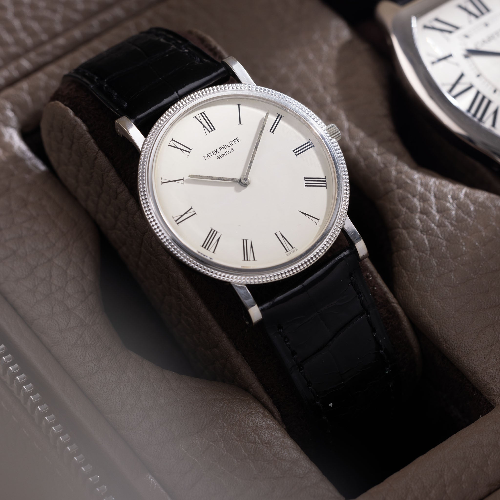 Patek Philippe Calatrava ref 3520 Clous de Paris mit Box