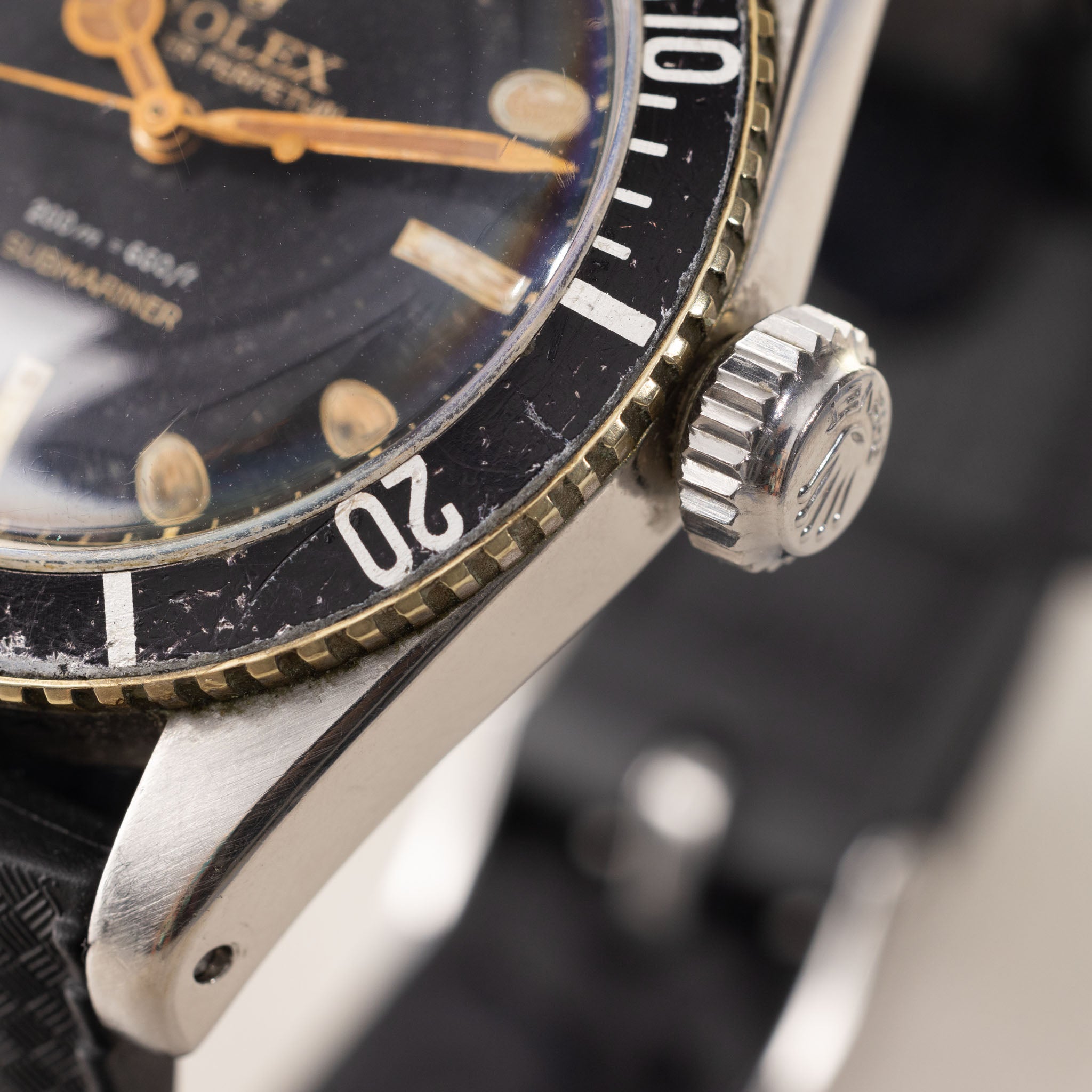 Rolex Submariner ref 6538 "Big Crown" Red Triangle Insert