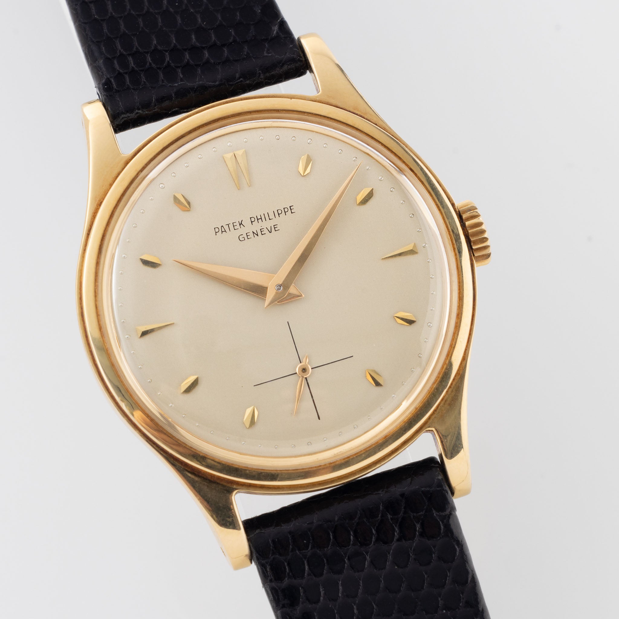 Patek Philippe Calatrava 2509 18 Karat Gelbgold mit Archivauszug