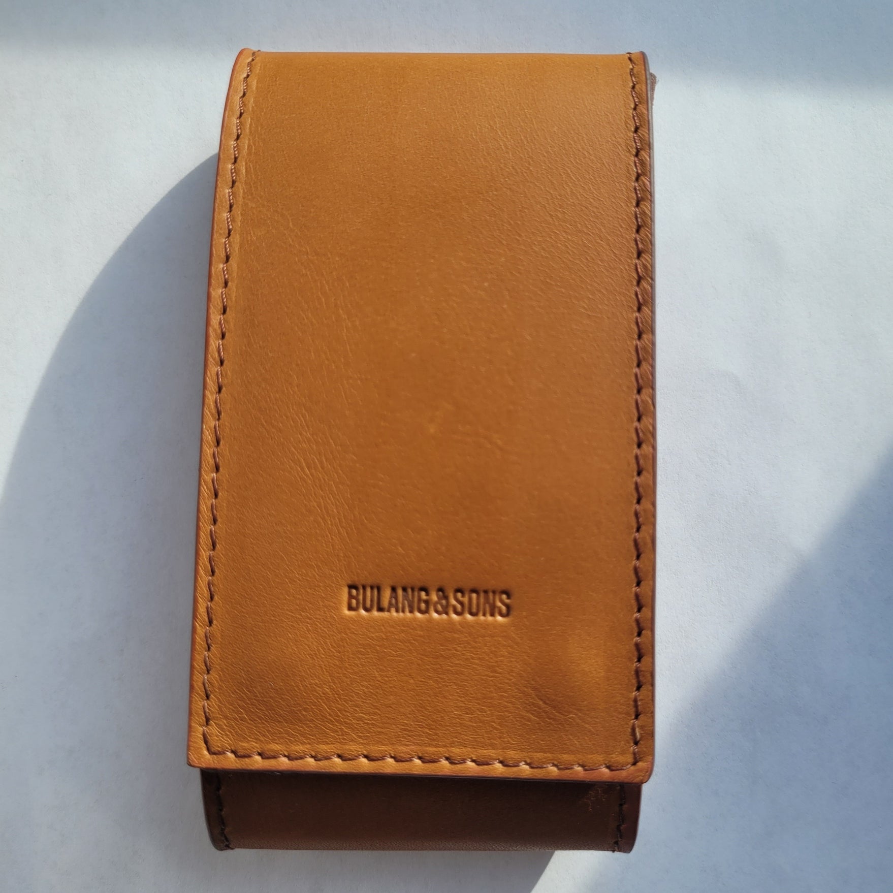 Sample Sale - Chevalin Cognac Brown Leather Watch Pouch