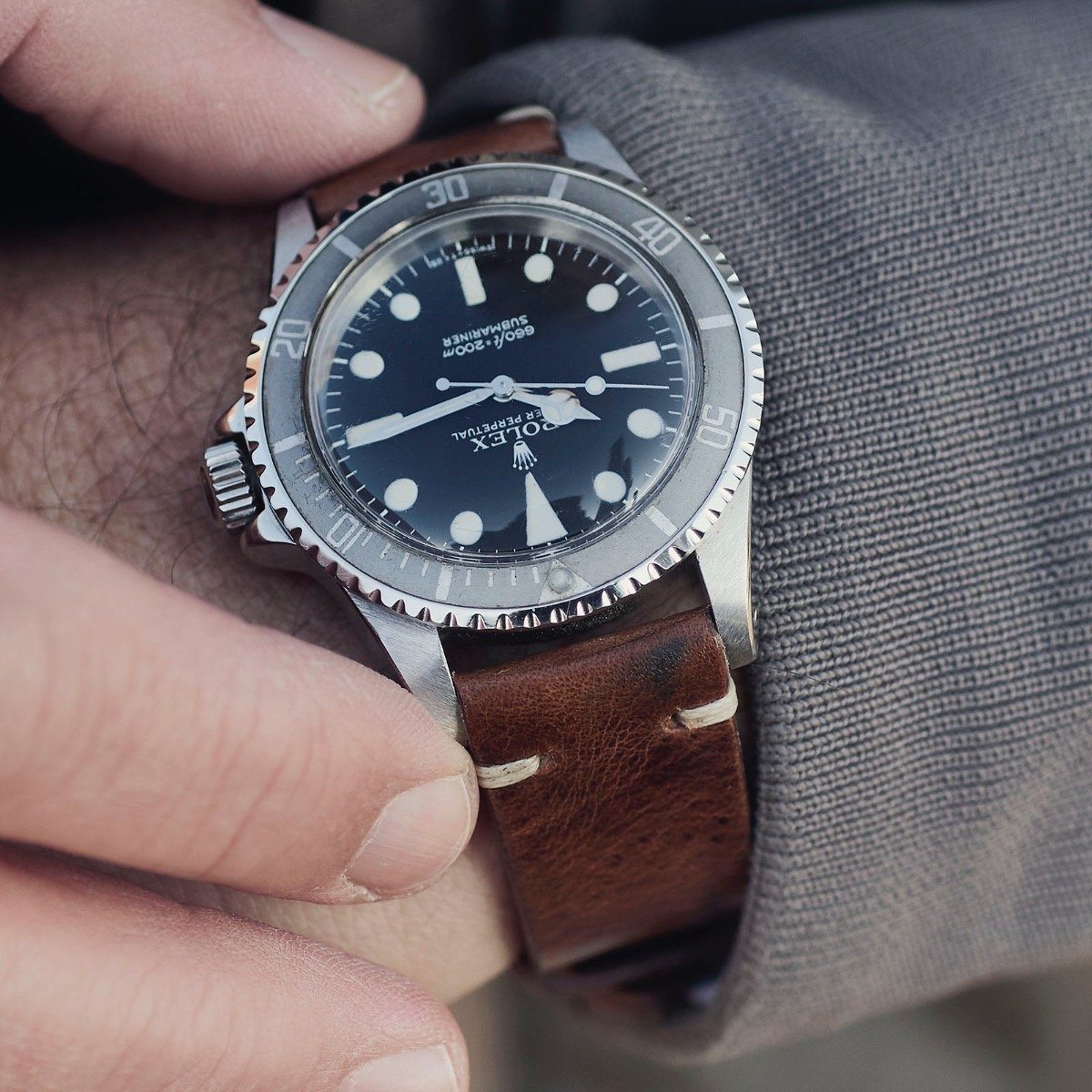 Siena Brown Leather Watch Strap