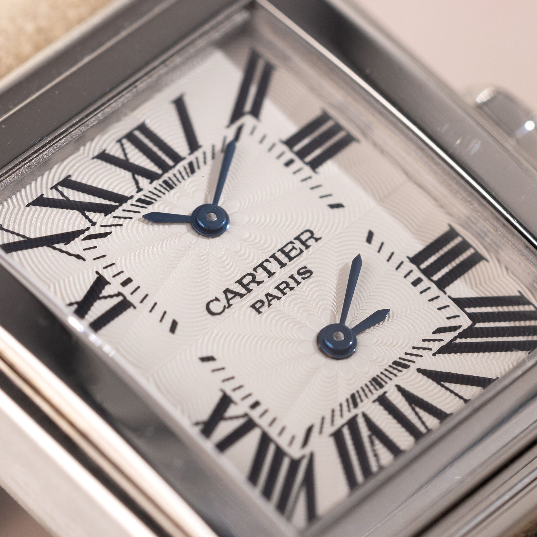 Cartier Tank à Vis dual time CPCP 2552