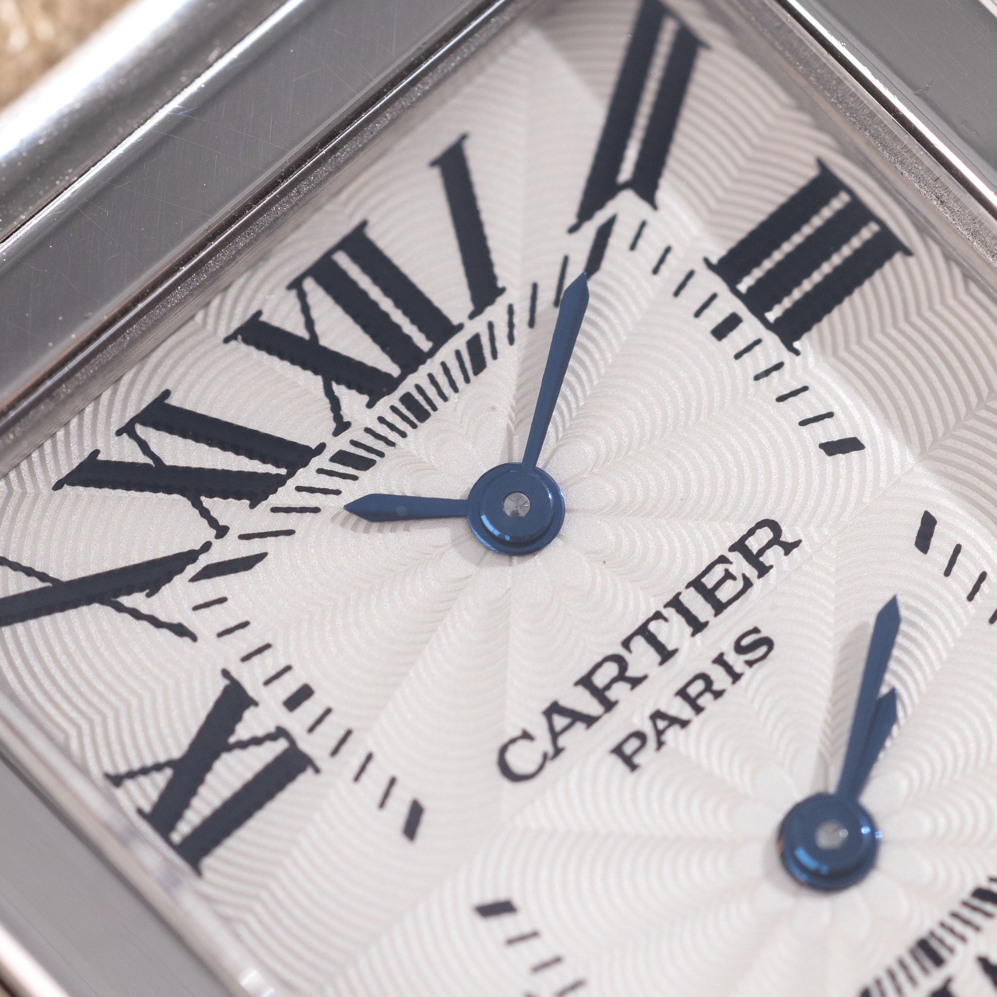Cartier Tank à Vis dual time CPCP 2552