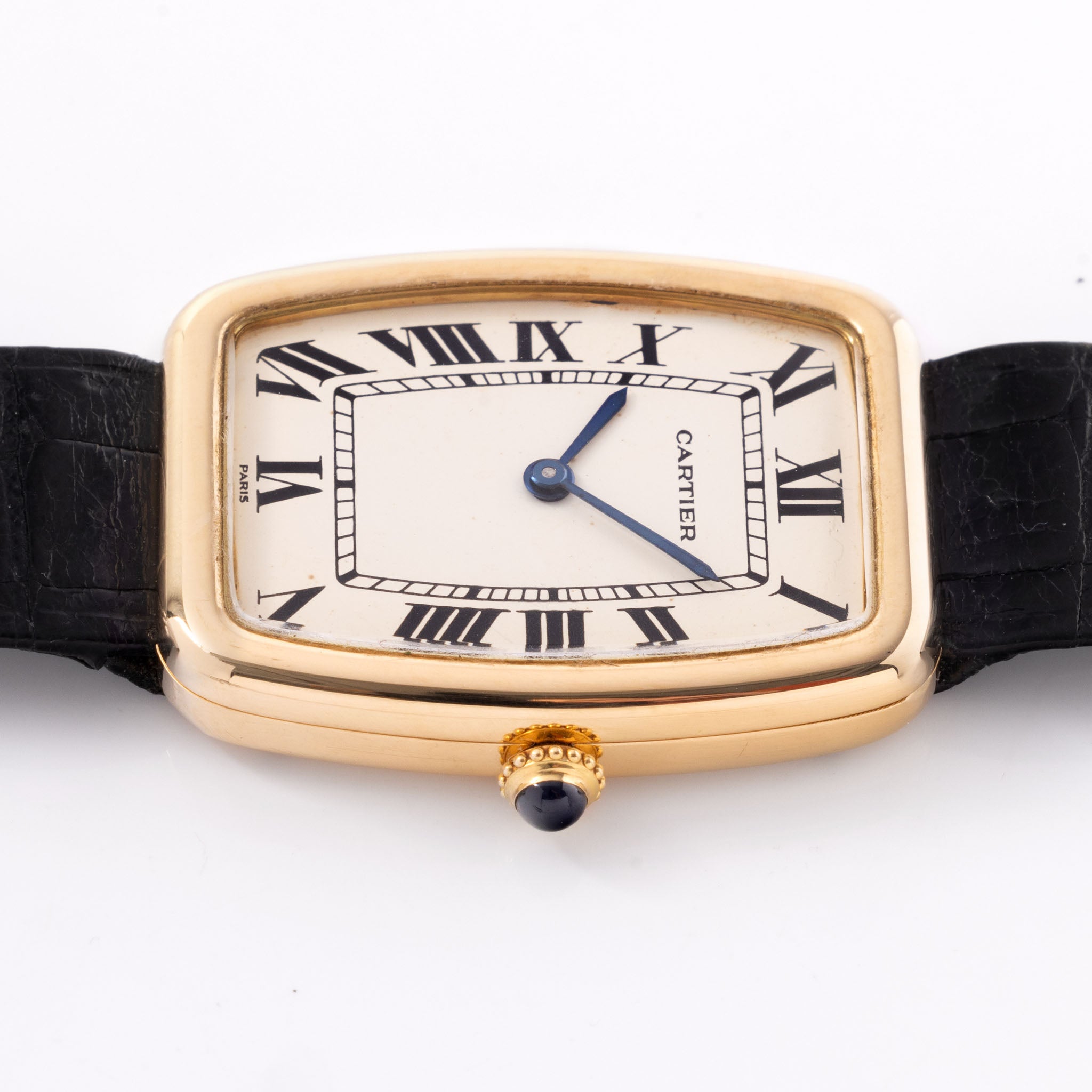 Cartier Fabergè tonneau 7810 paris Zifferblatt mit Papiere