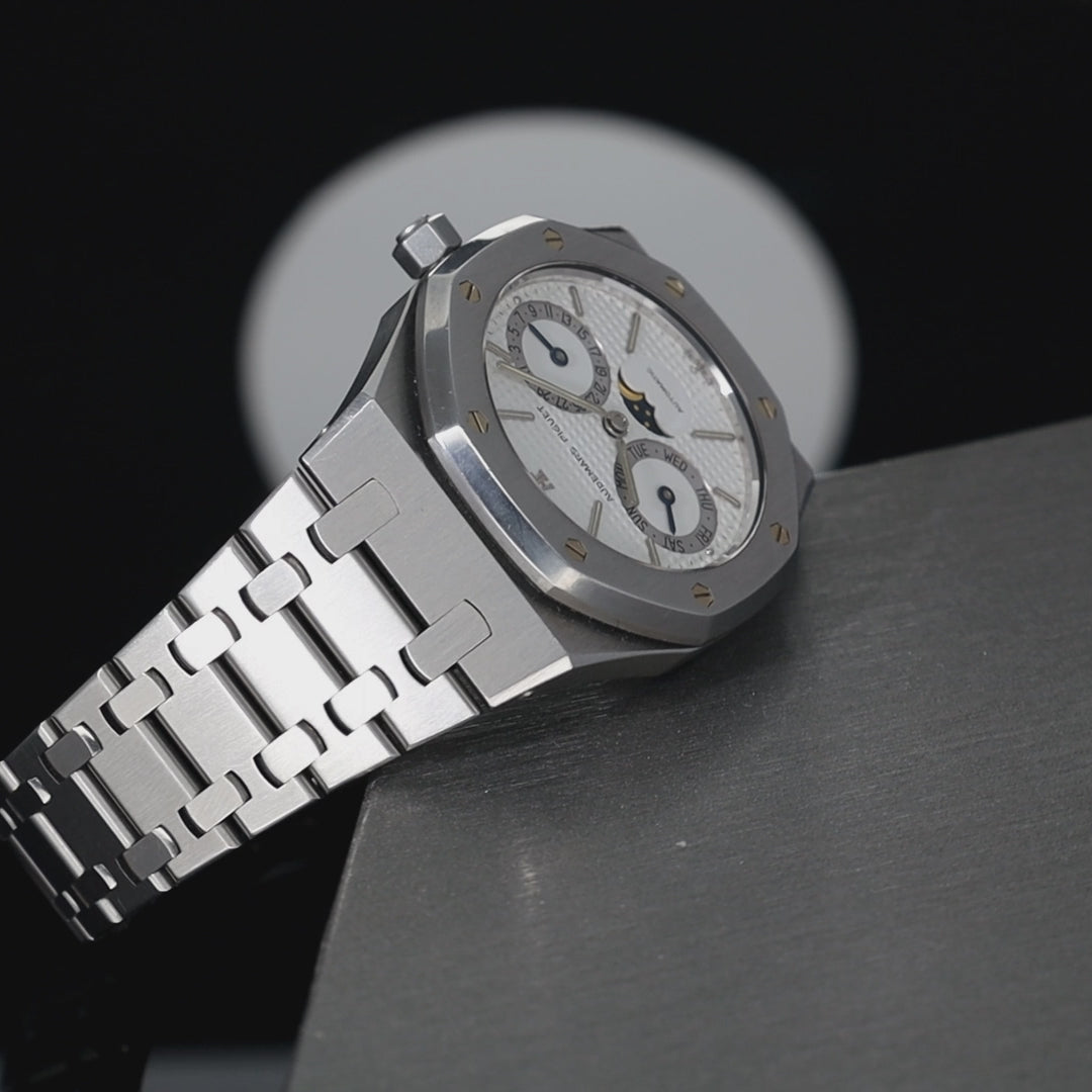 Audemars Piguet Royal Oak Day-Date 25594ST Weißes Zifferblatt
