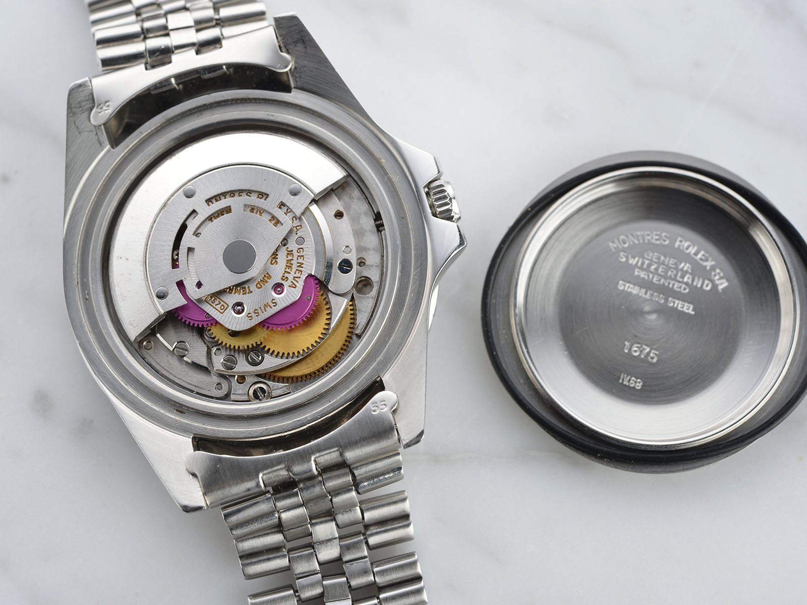 ROLEX 1675 GMT MK1 LONG E MEGA FAT FONT