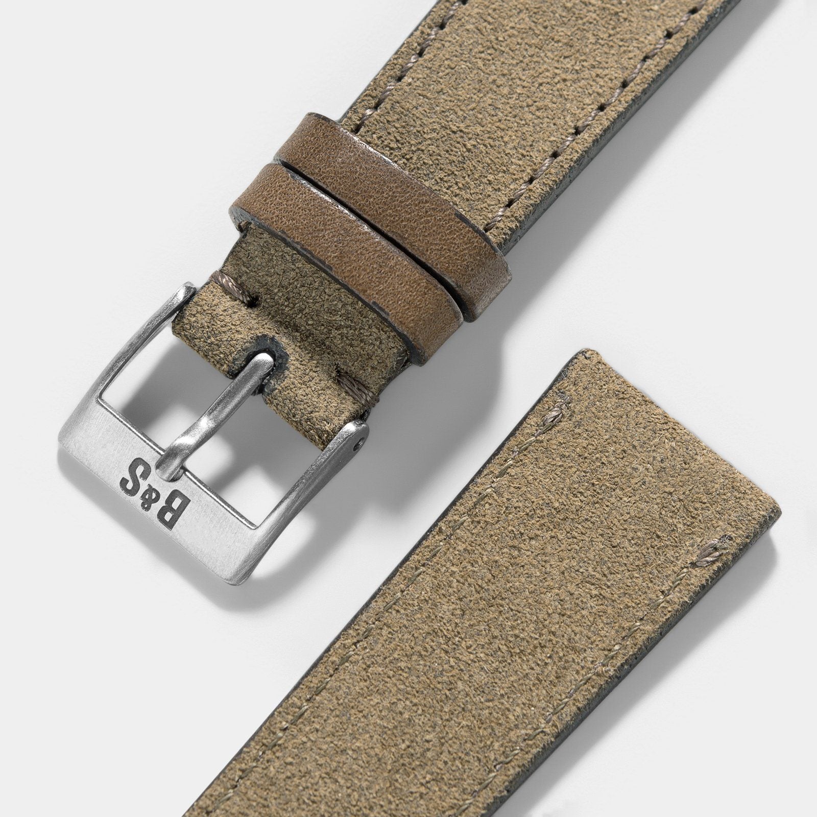 Refined Tate Rugged Leder Uhrenarmband