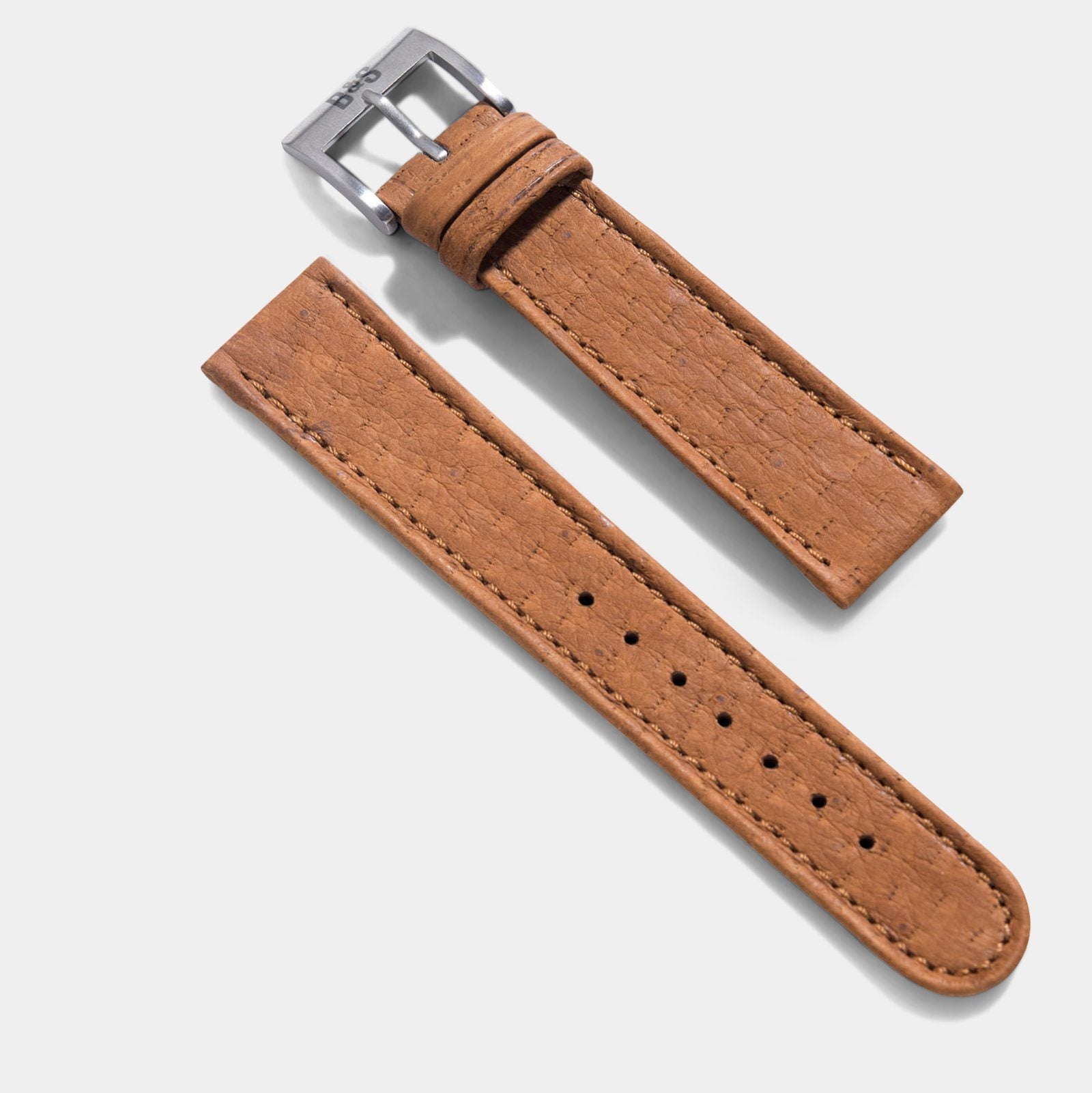 Heritage Almond Peccary Leder Uhrenarmband
