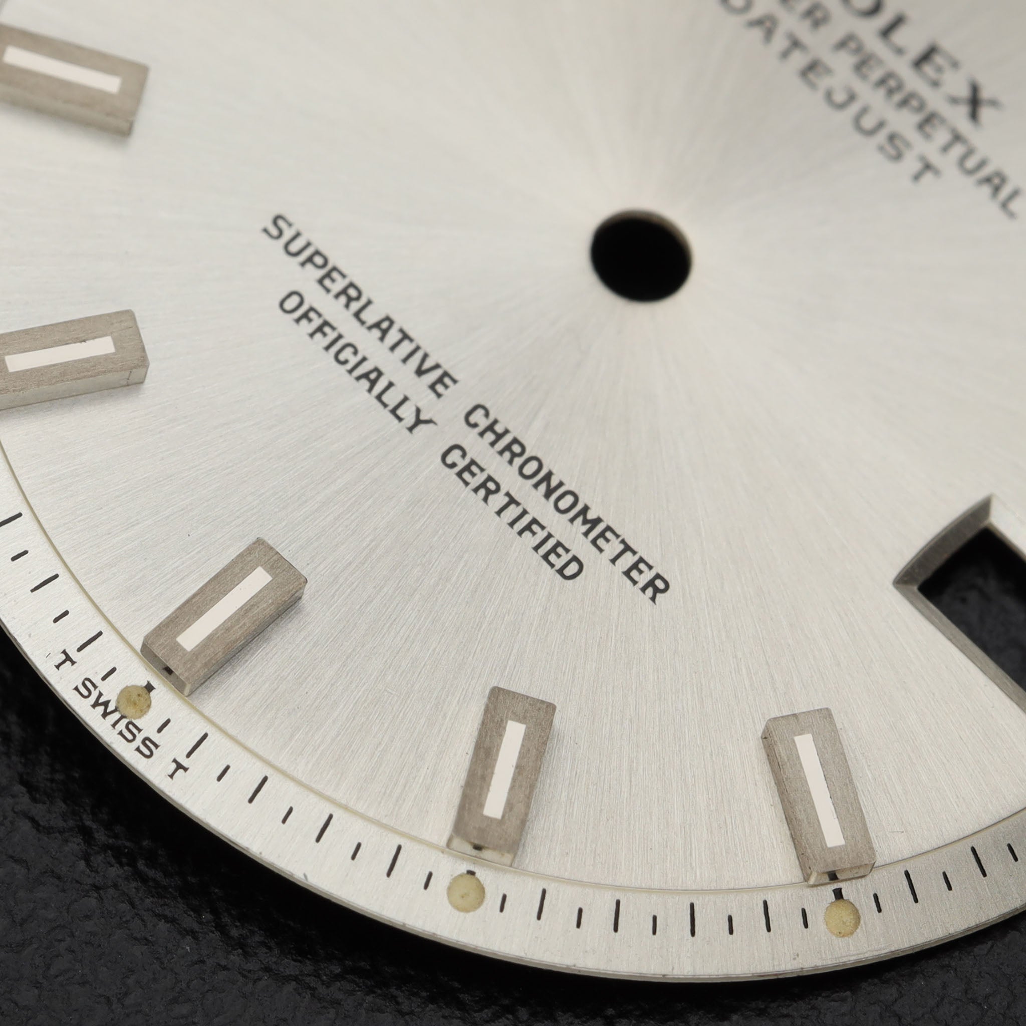 Rolex Datejust 1601 seltenes Singer Block Markers Zifferblatt