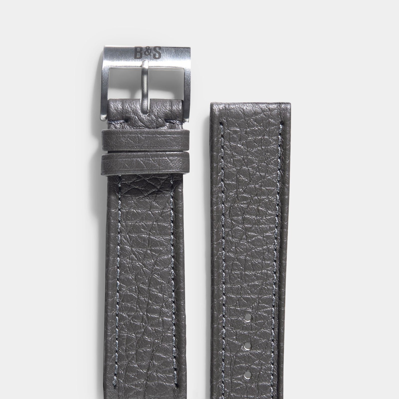 Heritage Slate Taurillon Leder Uhrenarmband