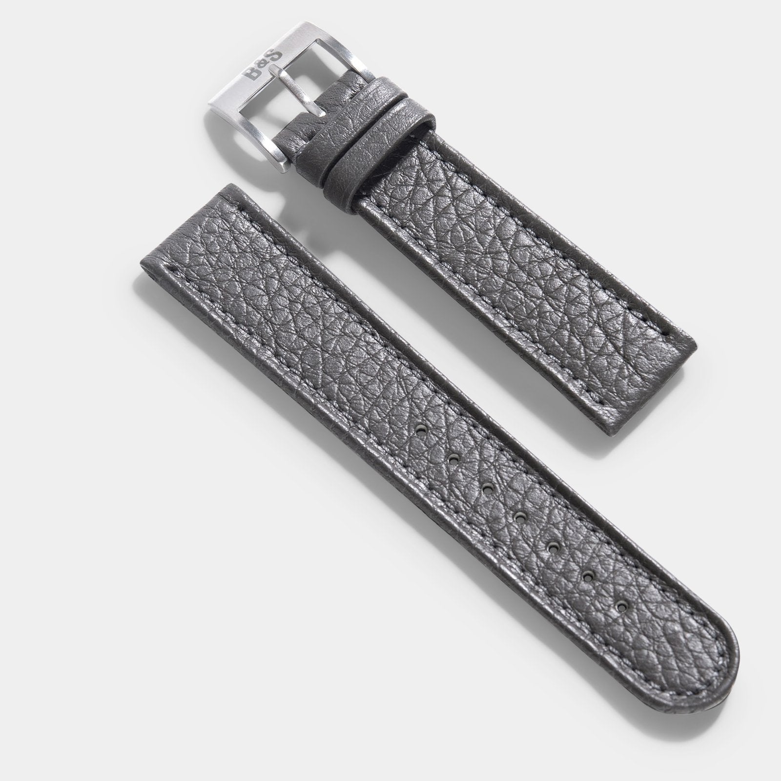 Heritage Slate Taurillon Leder Uhrenarmband