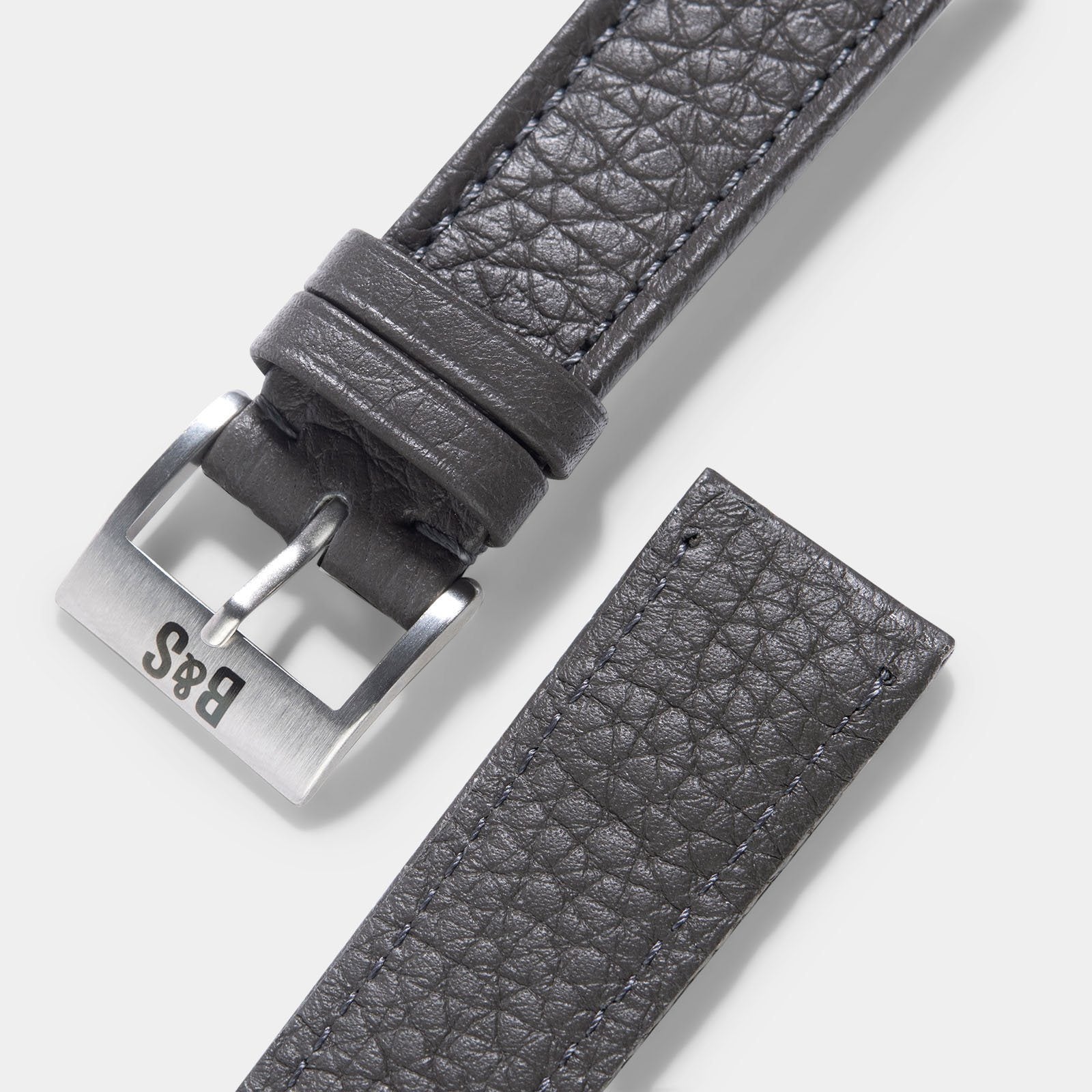Heritage Slate Taurillon Leder Uhrenarmband
