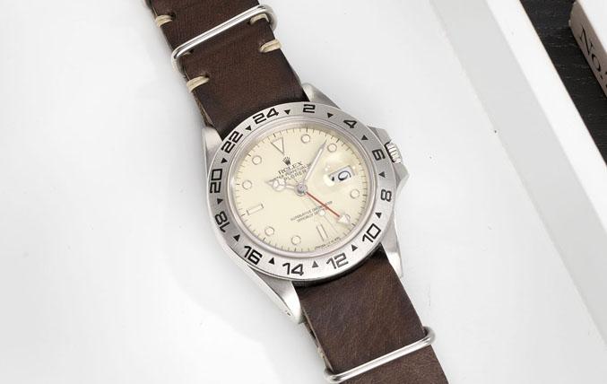 Rolex Explorer II 16550 Cream Rail Dial