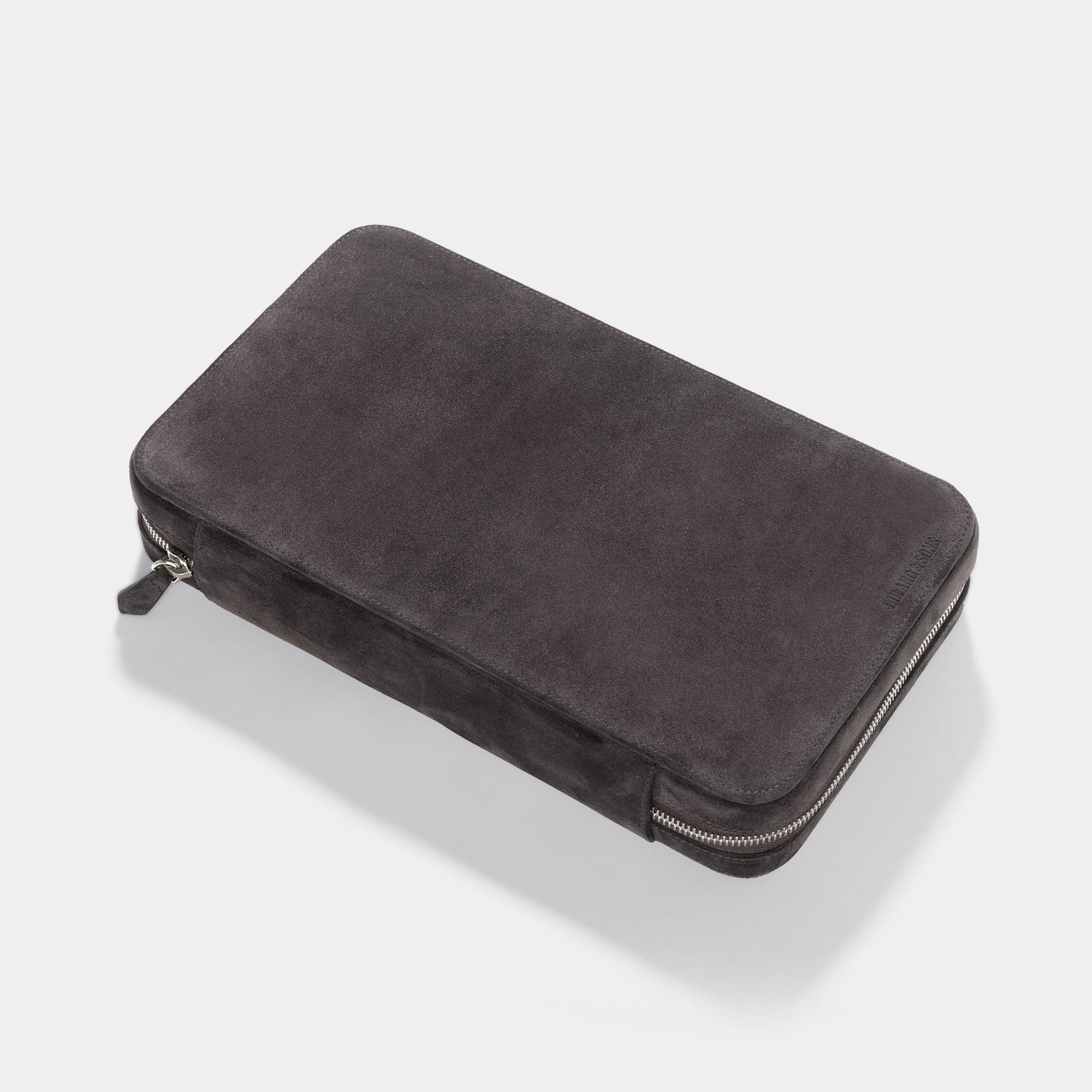 Zip Wildleder Uhrenmappe Coffee