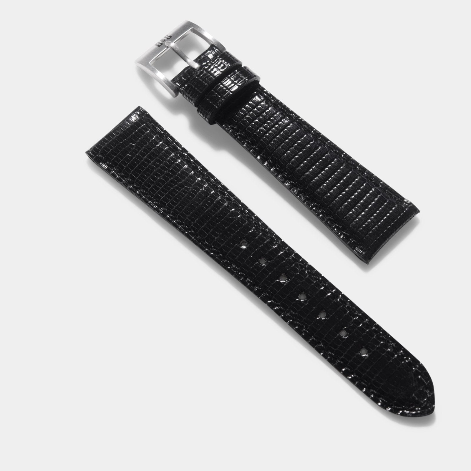 Onyx Eidechsenleder Uhrenarmband