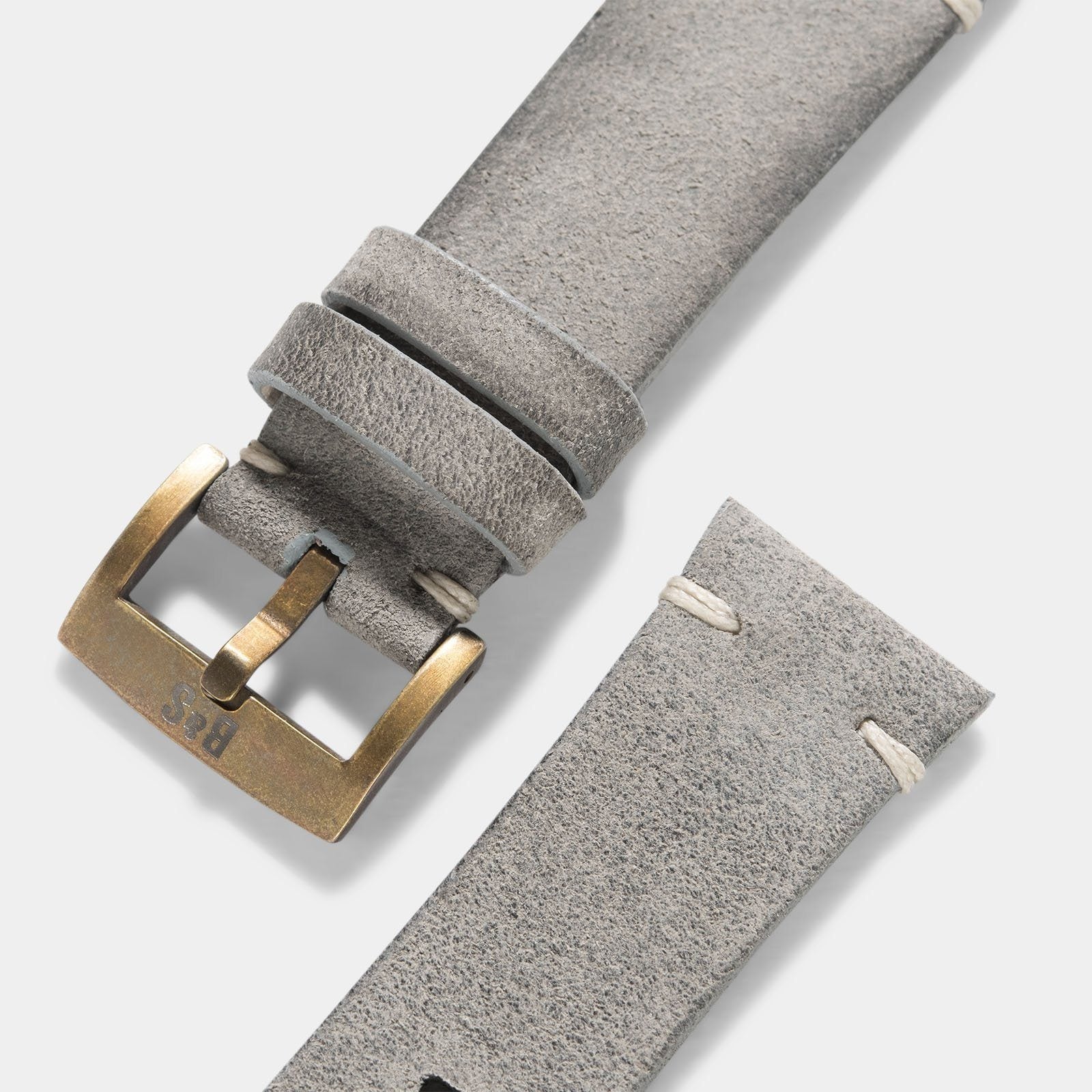 BB Bronze Ash Rugged Leder Uhrenarmband