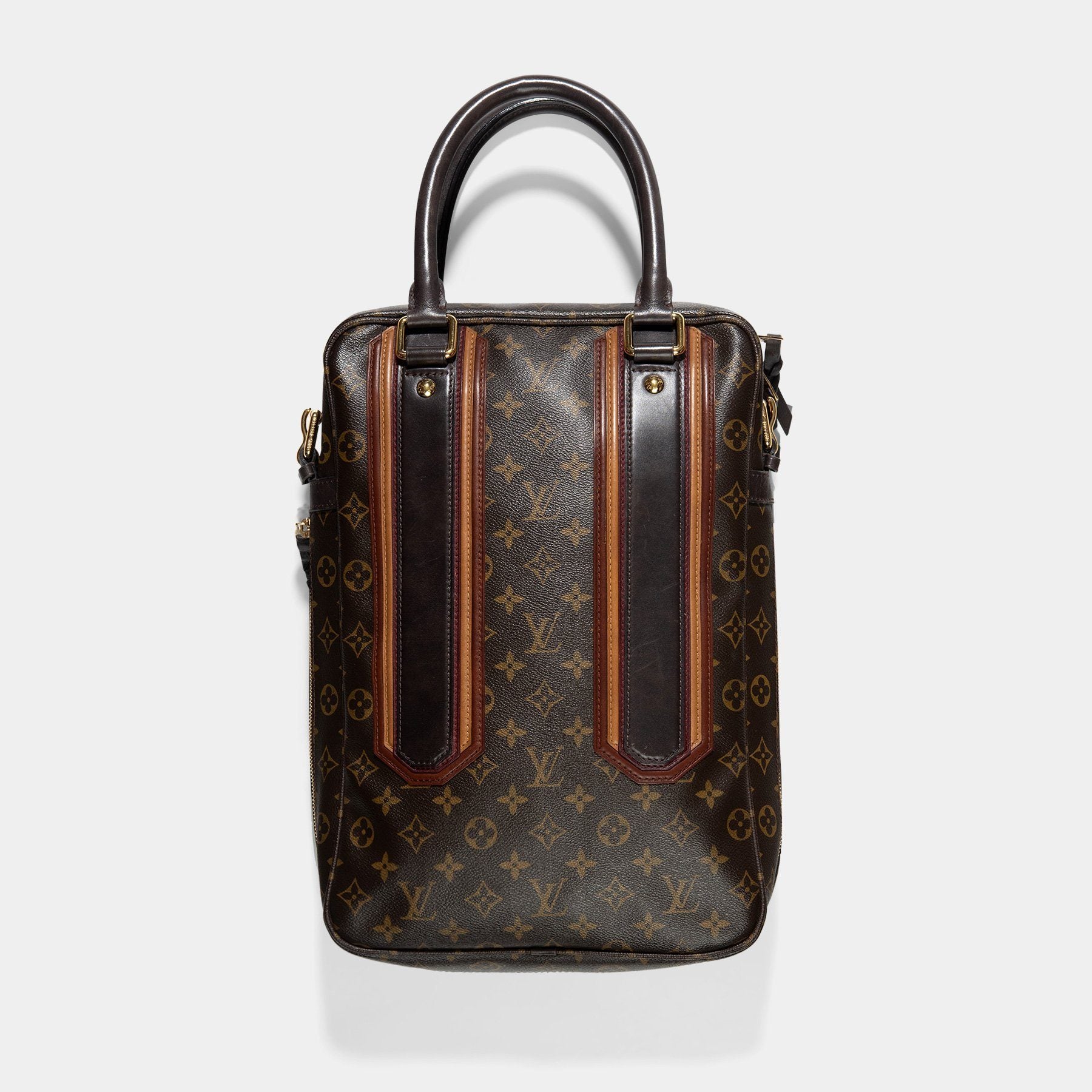 Louis Vuitton Monogram Bequia Porte Document Vertical Tasche