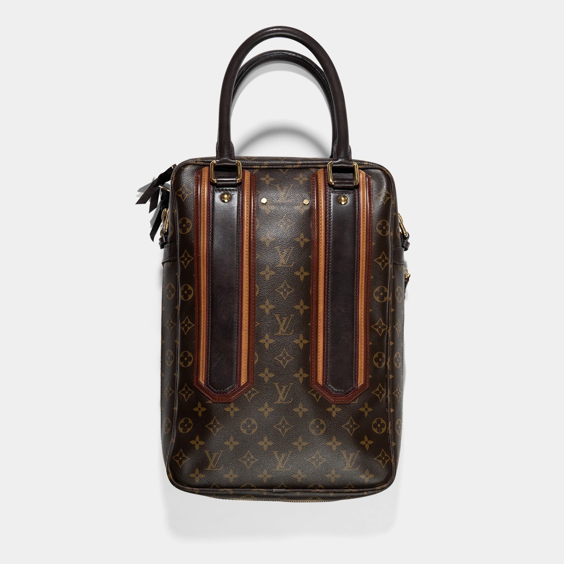 Louis Vuitton Monogram Bequia Porte Document Vertical Tasche