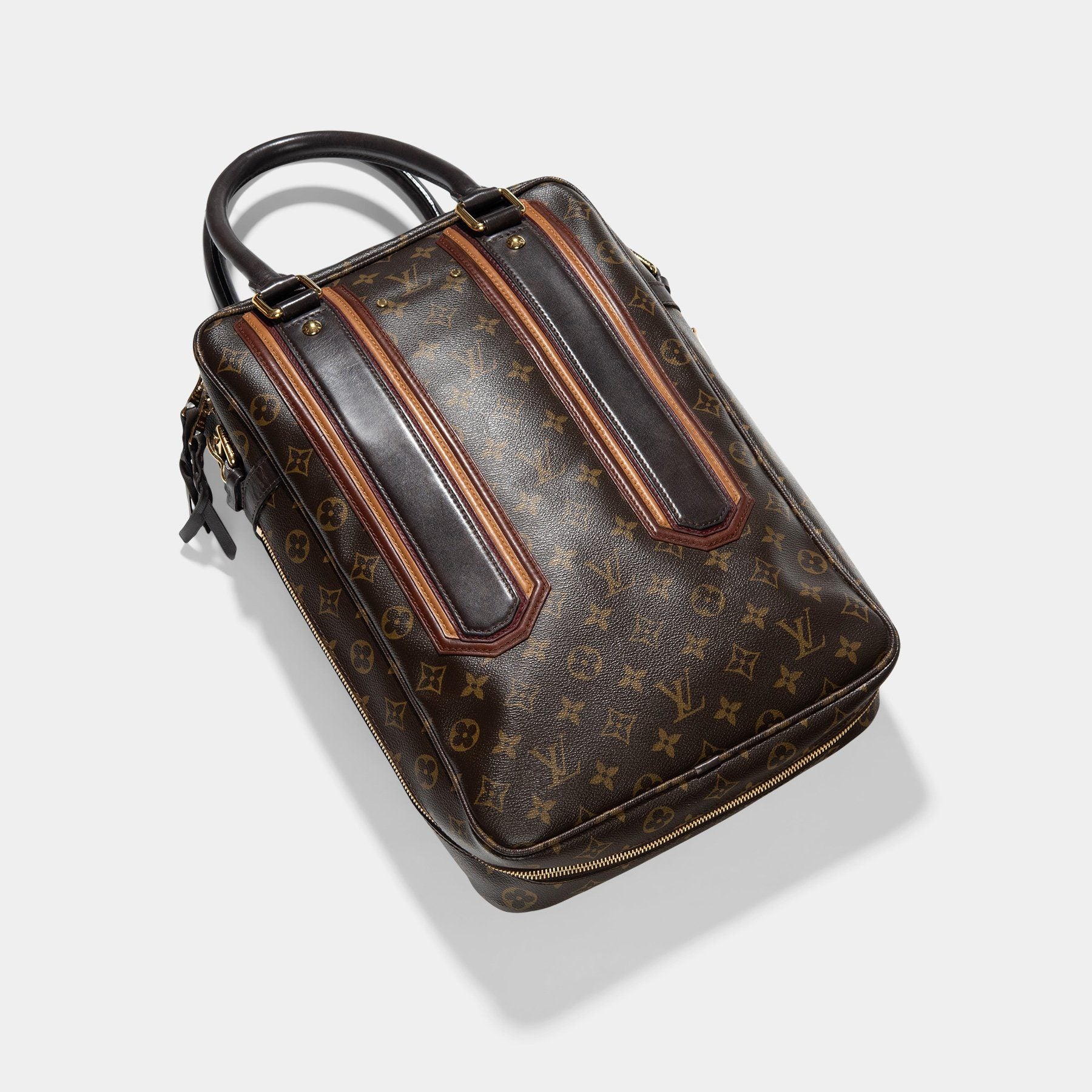 Louis Vuitton Monogram Bequia Porte Document Vertical Tasche