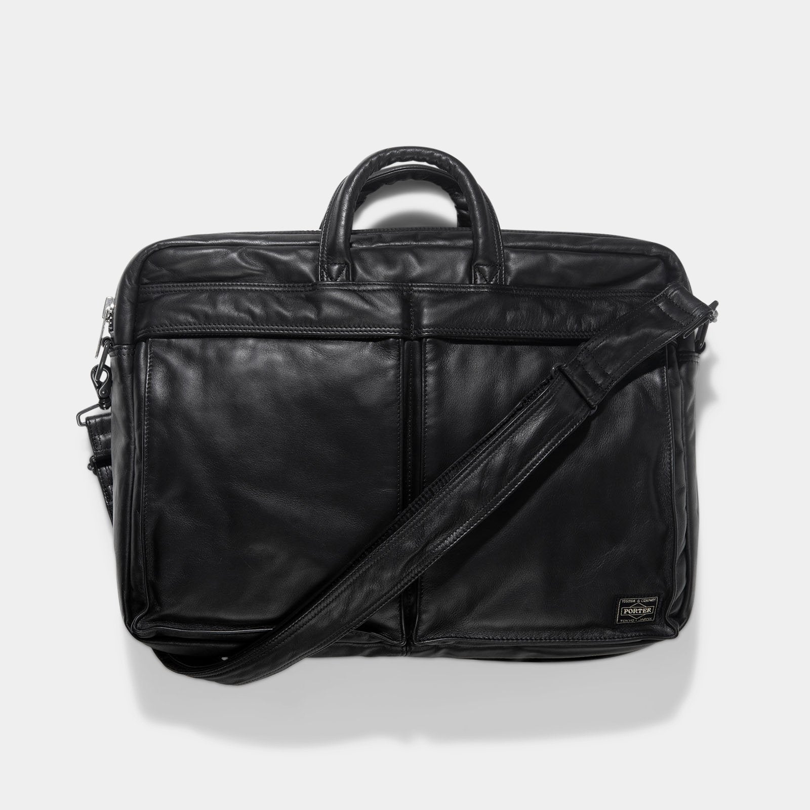 Limited Edition Porter Tanker Leder 2Way Aktentasche