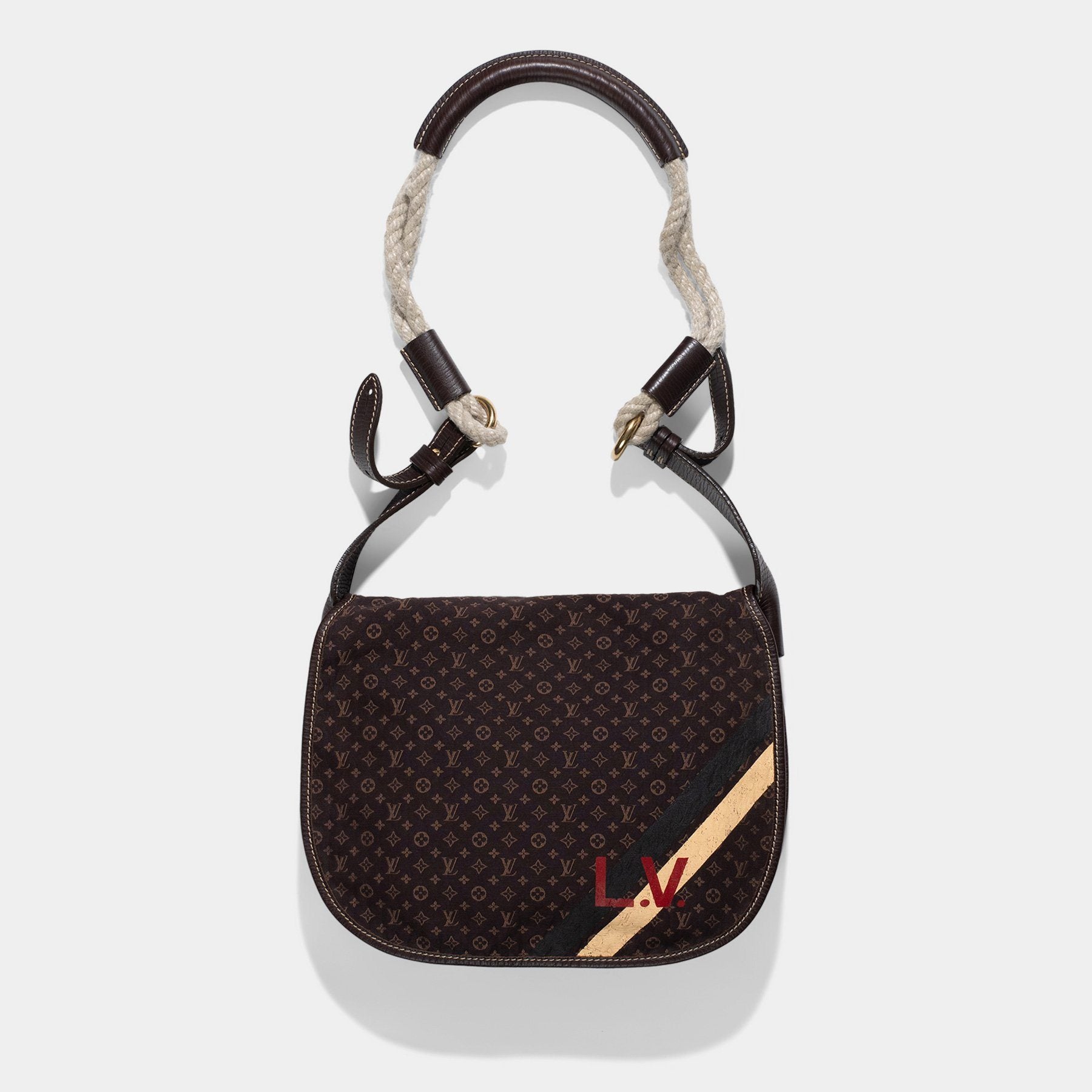 Louis Vuitton Limited Edition Amman Rope Flap Messenger Tasche
