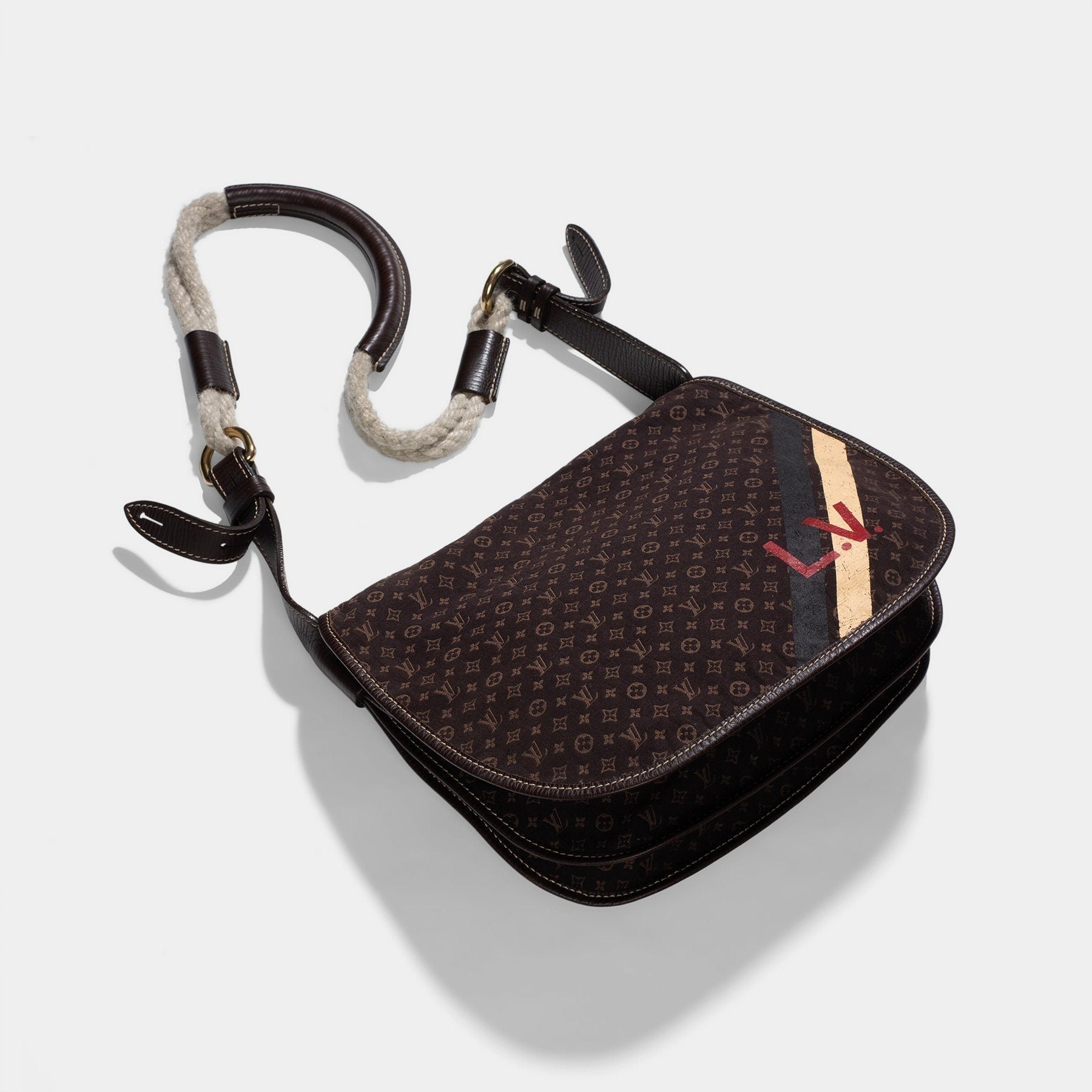 Louis Vuitton Limited Edition Amman Rope Flap Messenger Tasche