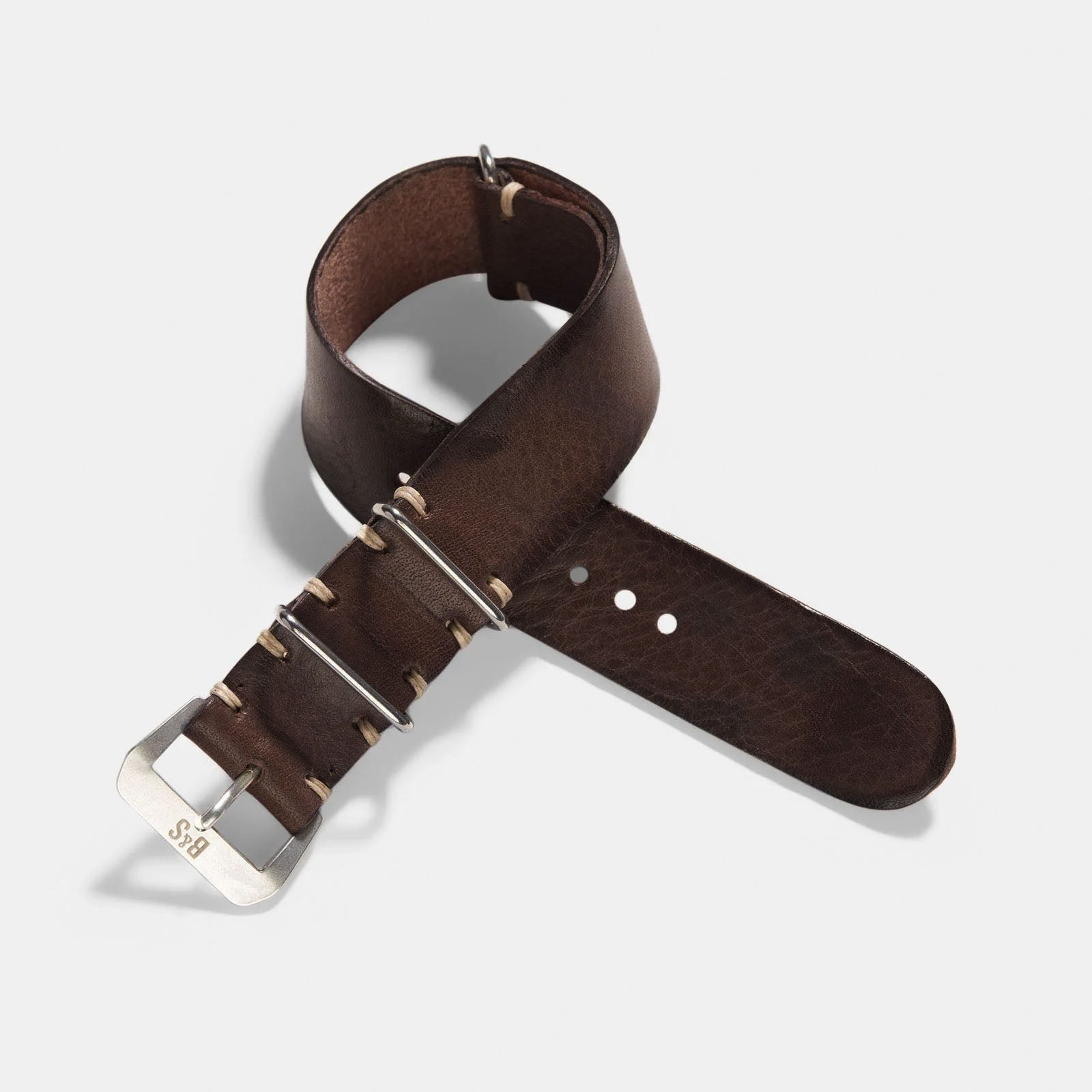 Nato Lumberjack Leder Uhrenarmband