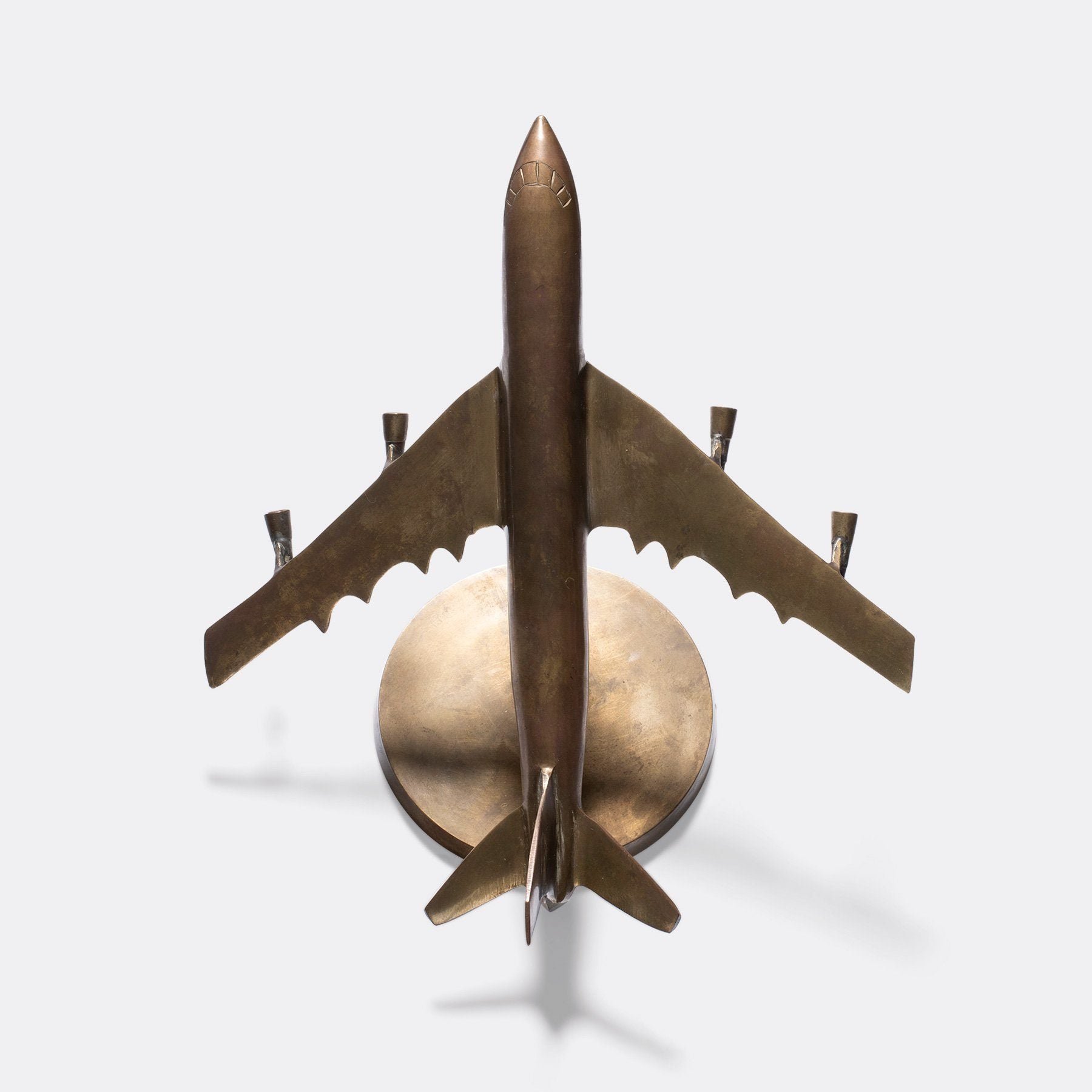 1960er Designflugzeug aus Messing