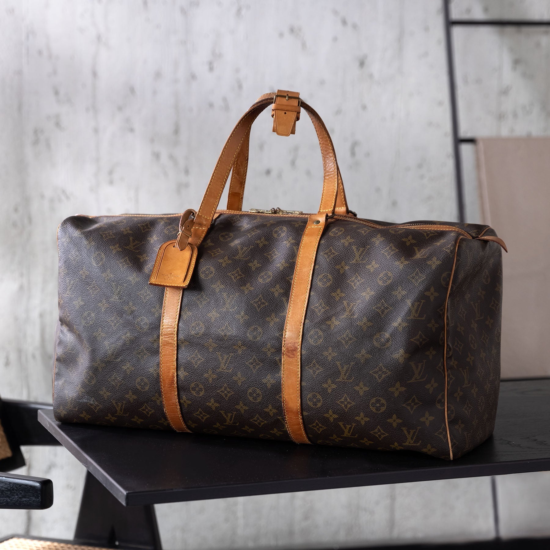 Louis Vuitton Monogram Sac Souple 55 Keepall Tasche