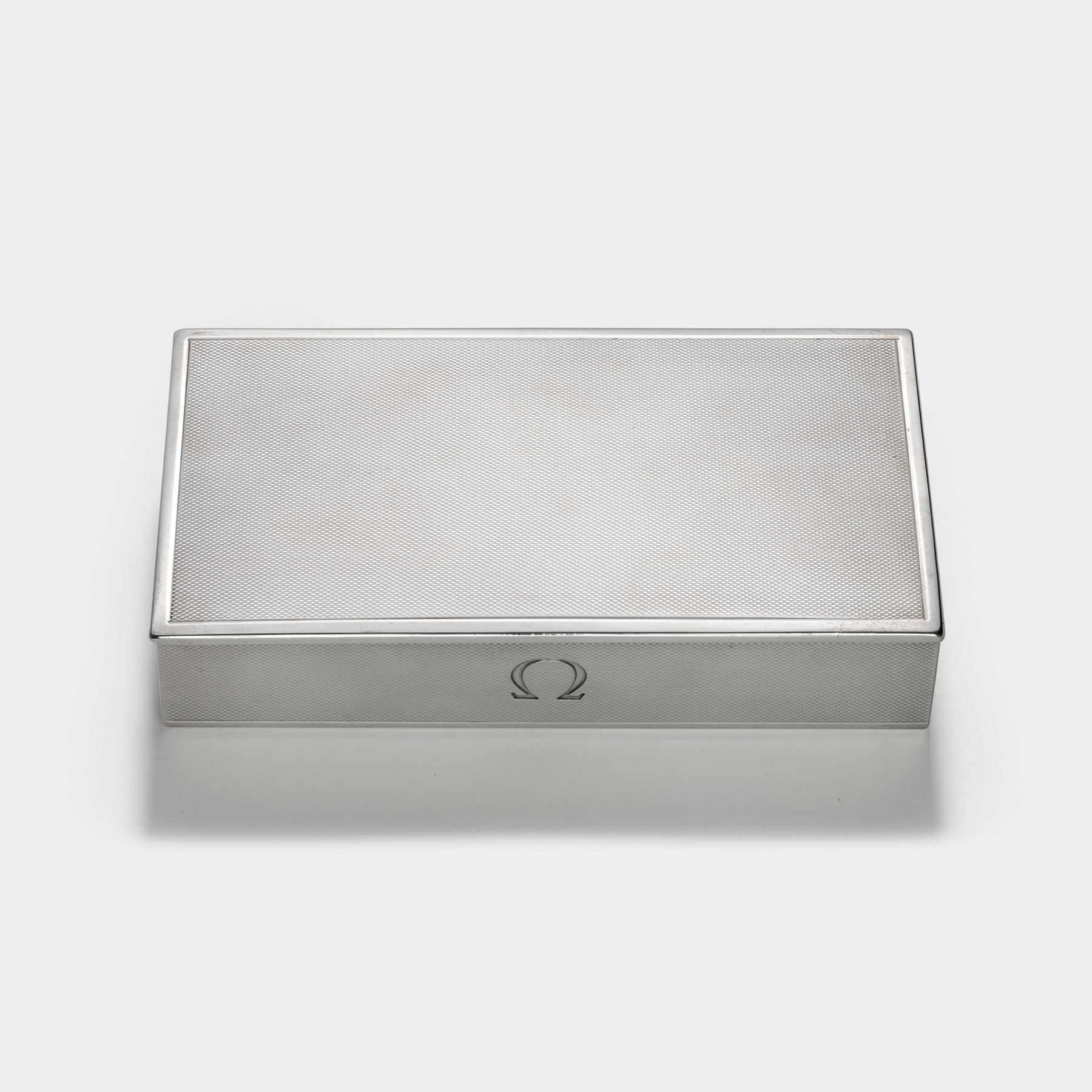 1950s Omega Sterling Silver Casket Box