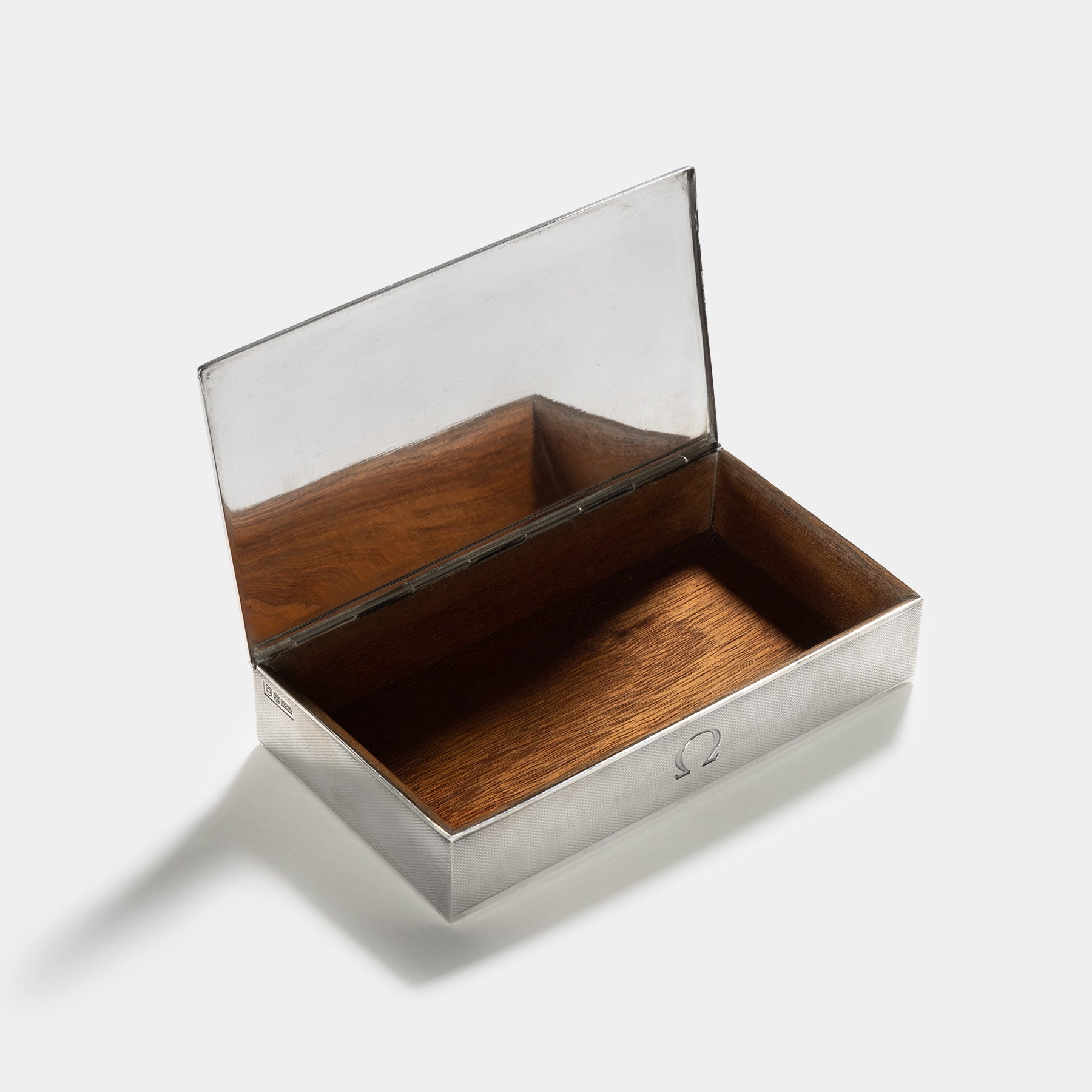 1950s Omega Sterling Silver Casket Box