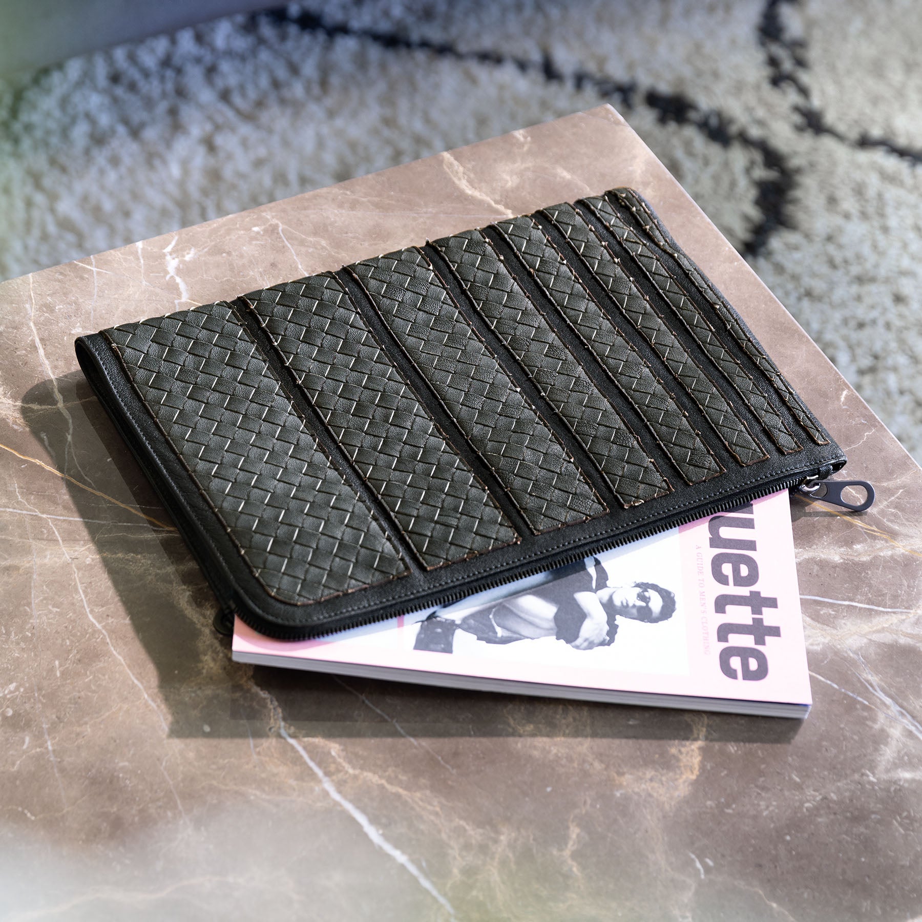 Bottega Veneta Intrecciato Aktentasche
