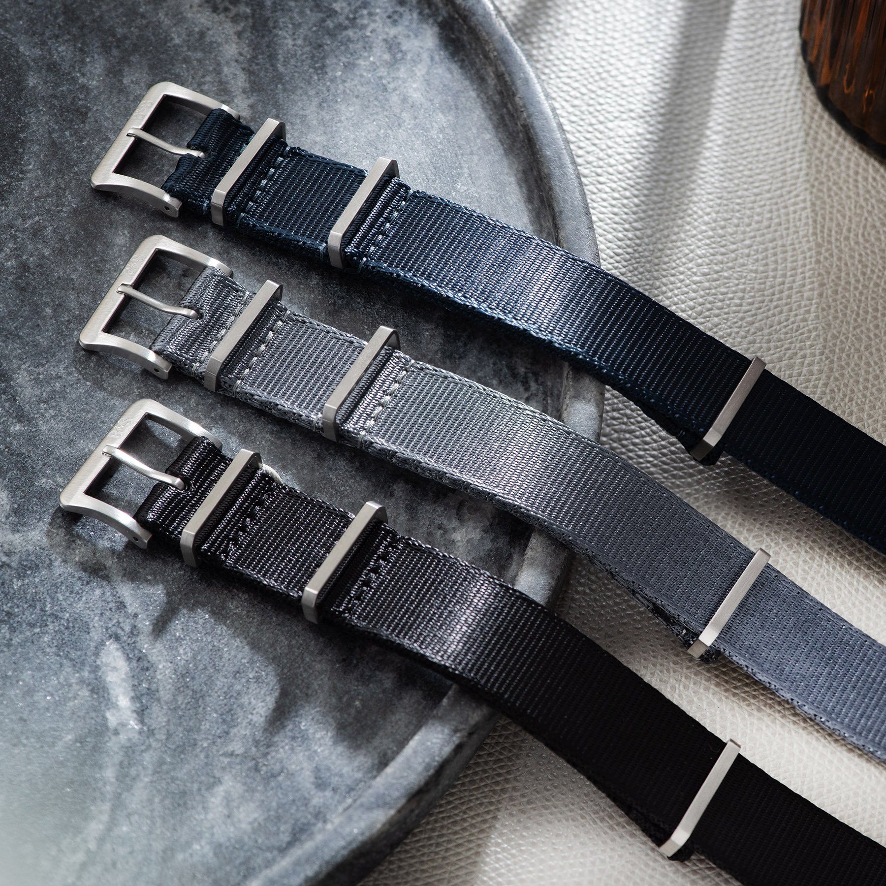 Deluxe Nylon Nato Uhrenarmband Shadow