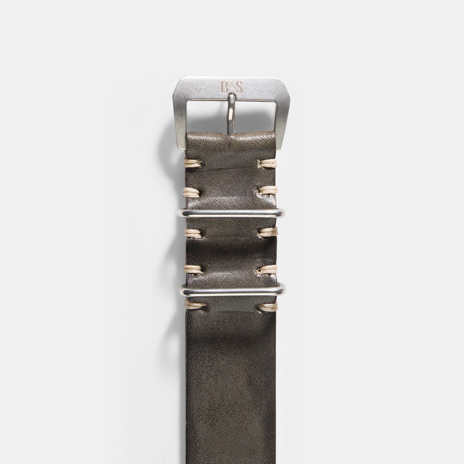 Nato Piombo Leder Uhrenarmband