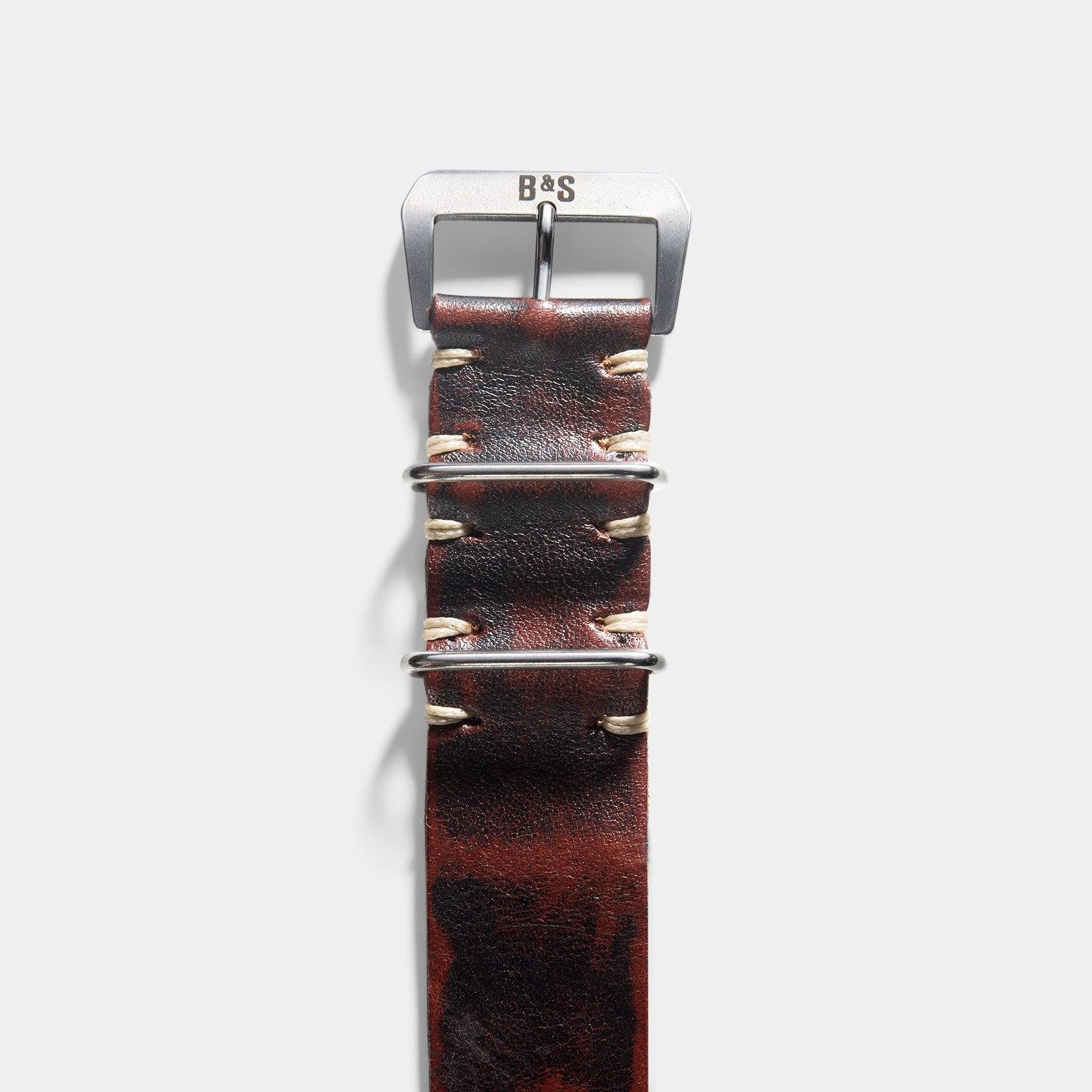 Nato Diablo Leder Uhrenarmband