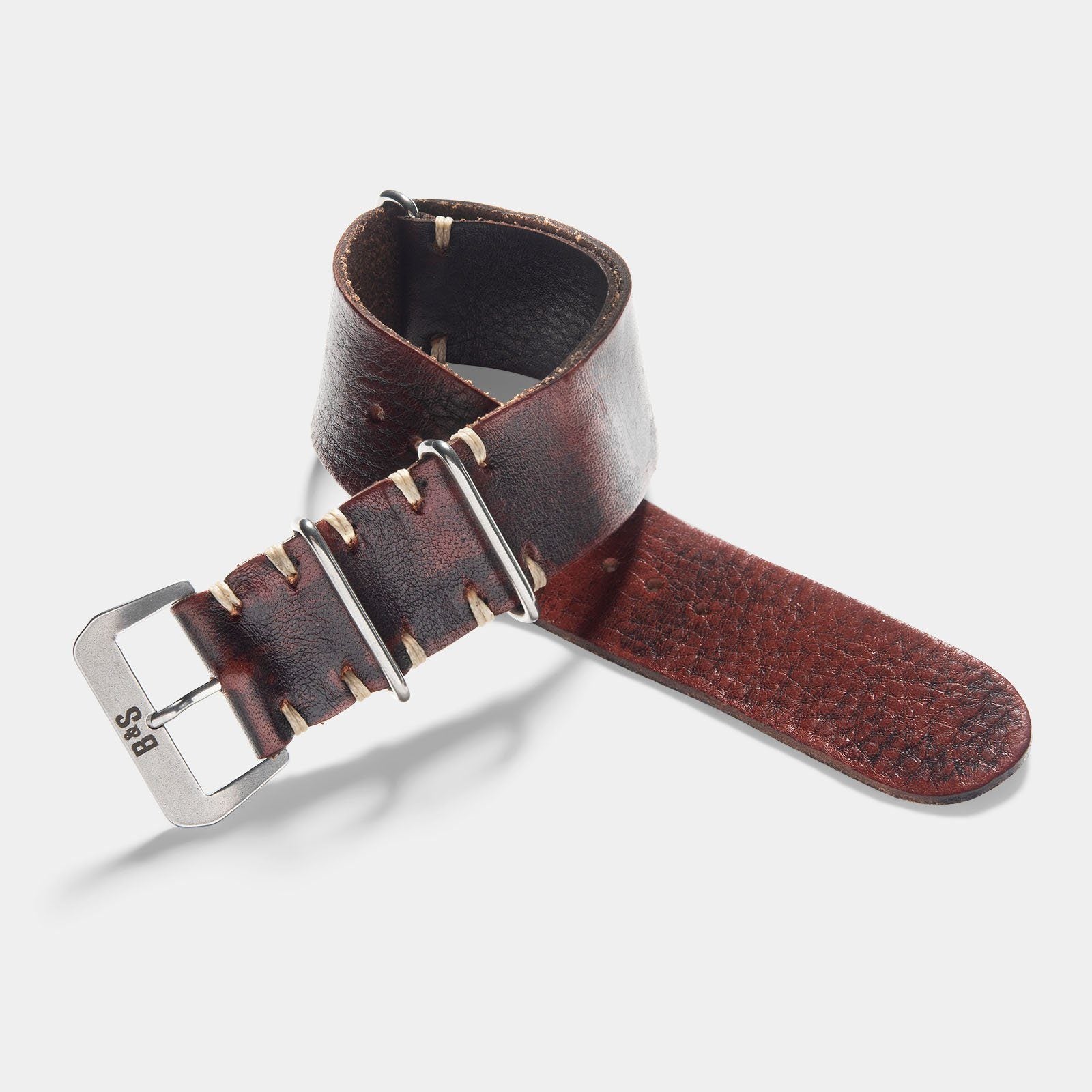 Nato Diablo Leder Uhrenarmband
