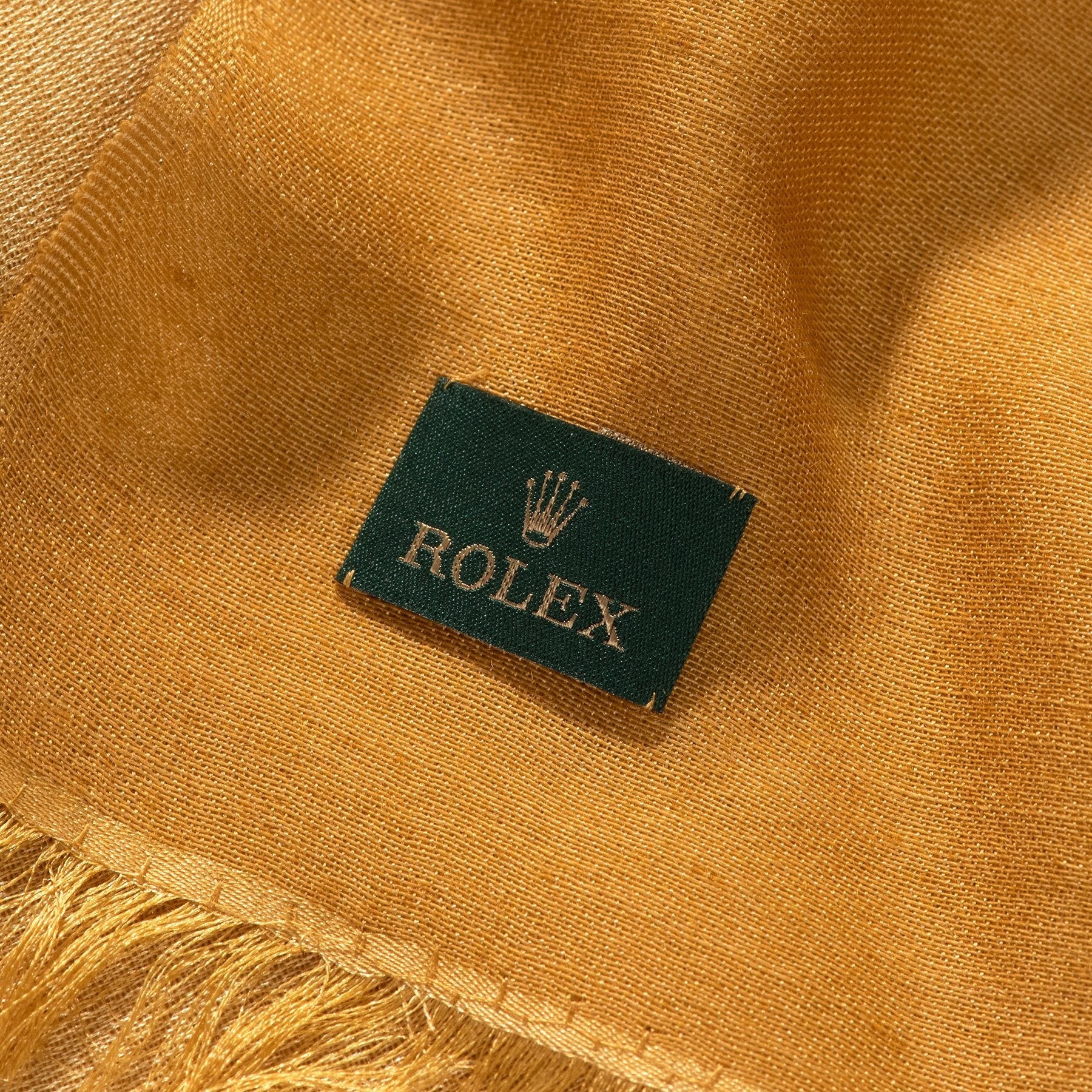 ROLEX CASHMERE AND SILK SCARF