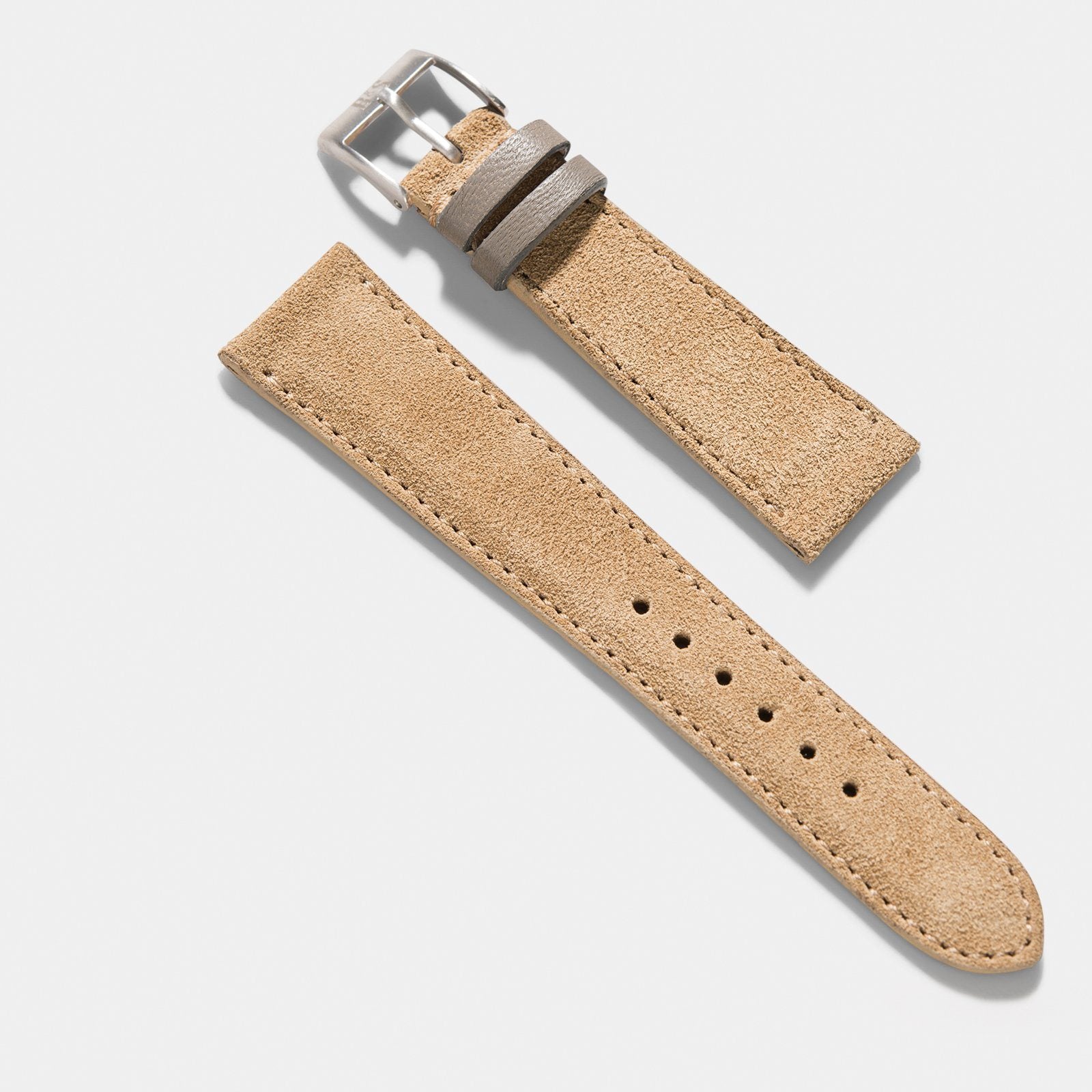 Refined Wheat Wildleder Uhrenarmband