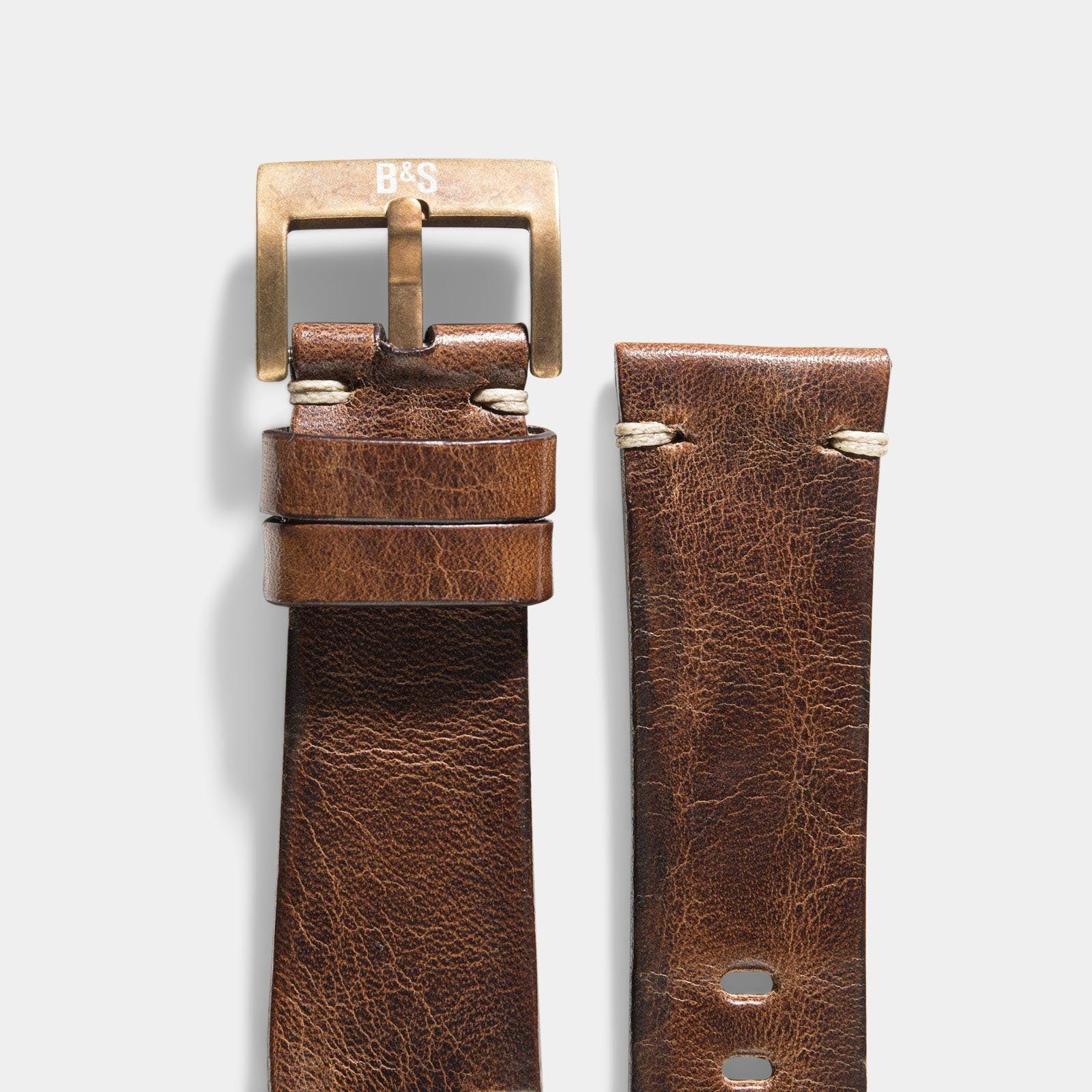 BB Bronze Siena Leder Uhrenarmband