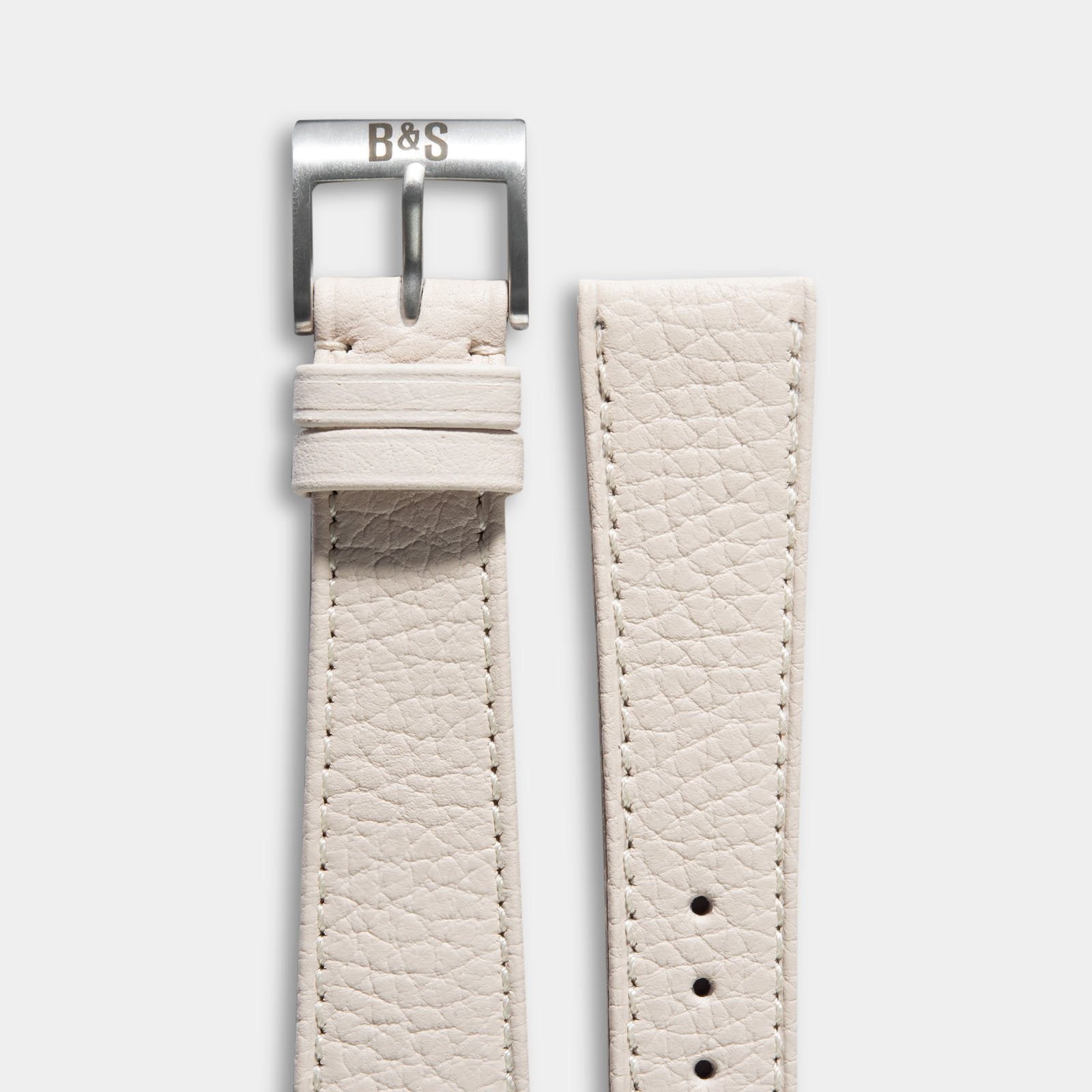 Speedy Creme Taurillon Leder Uhrenarmband