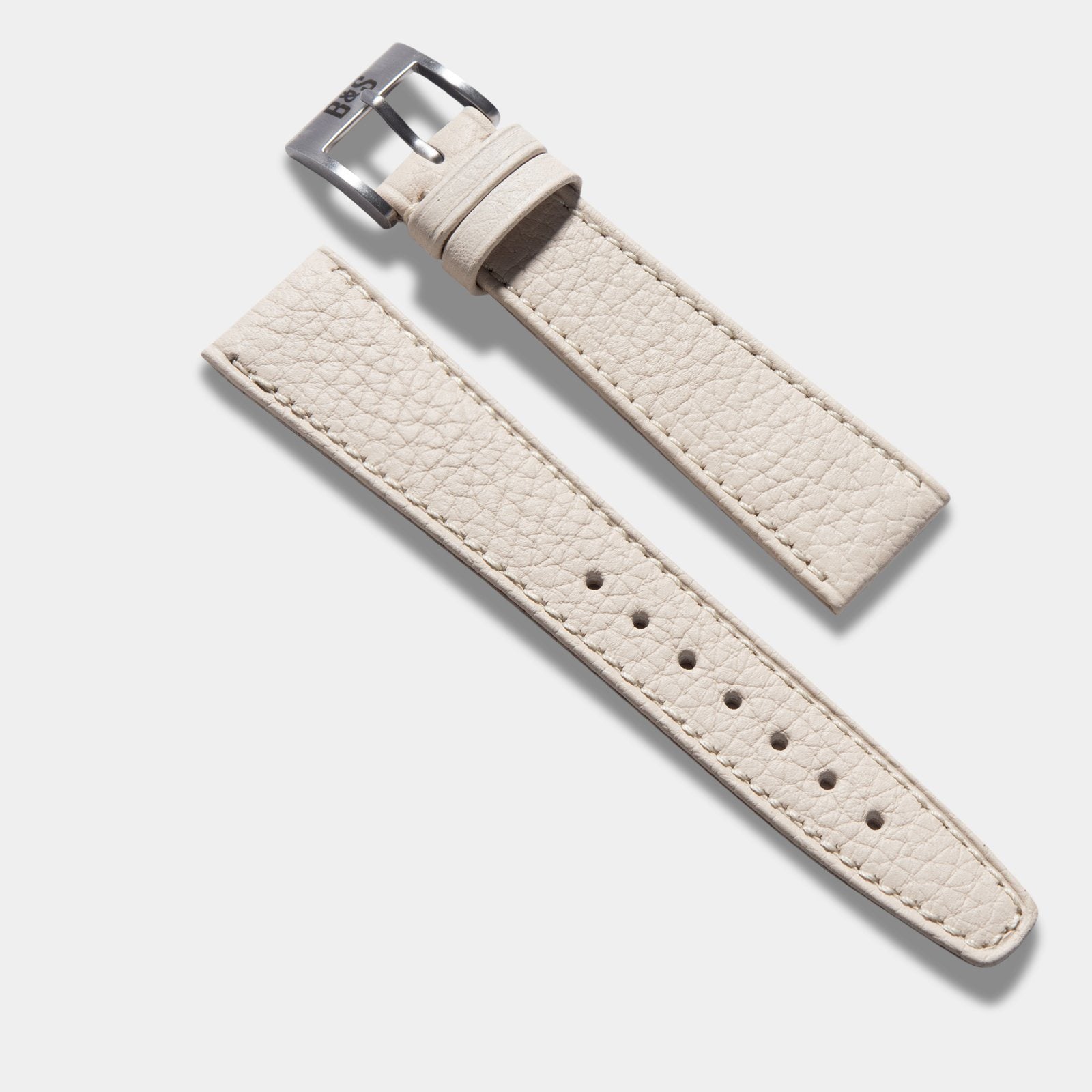 Speedy Creme Taurillon Leder Uhrenarmband