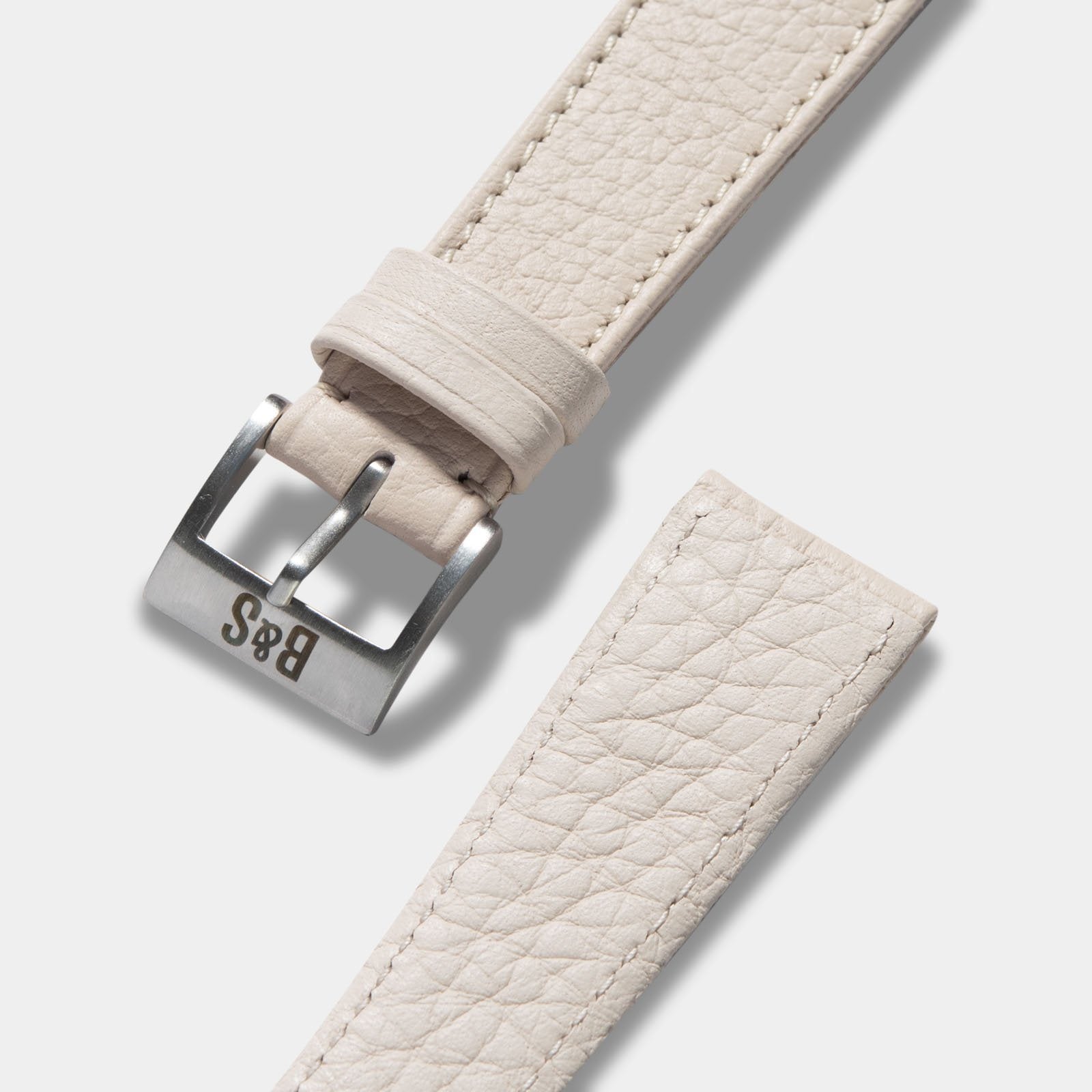 Speedy Creme Taurillon Leder Uhrenarmband