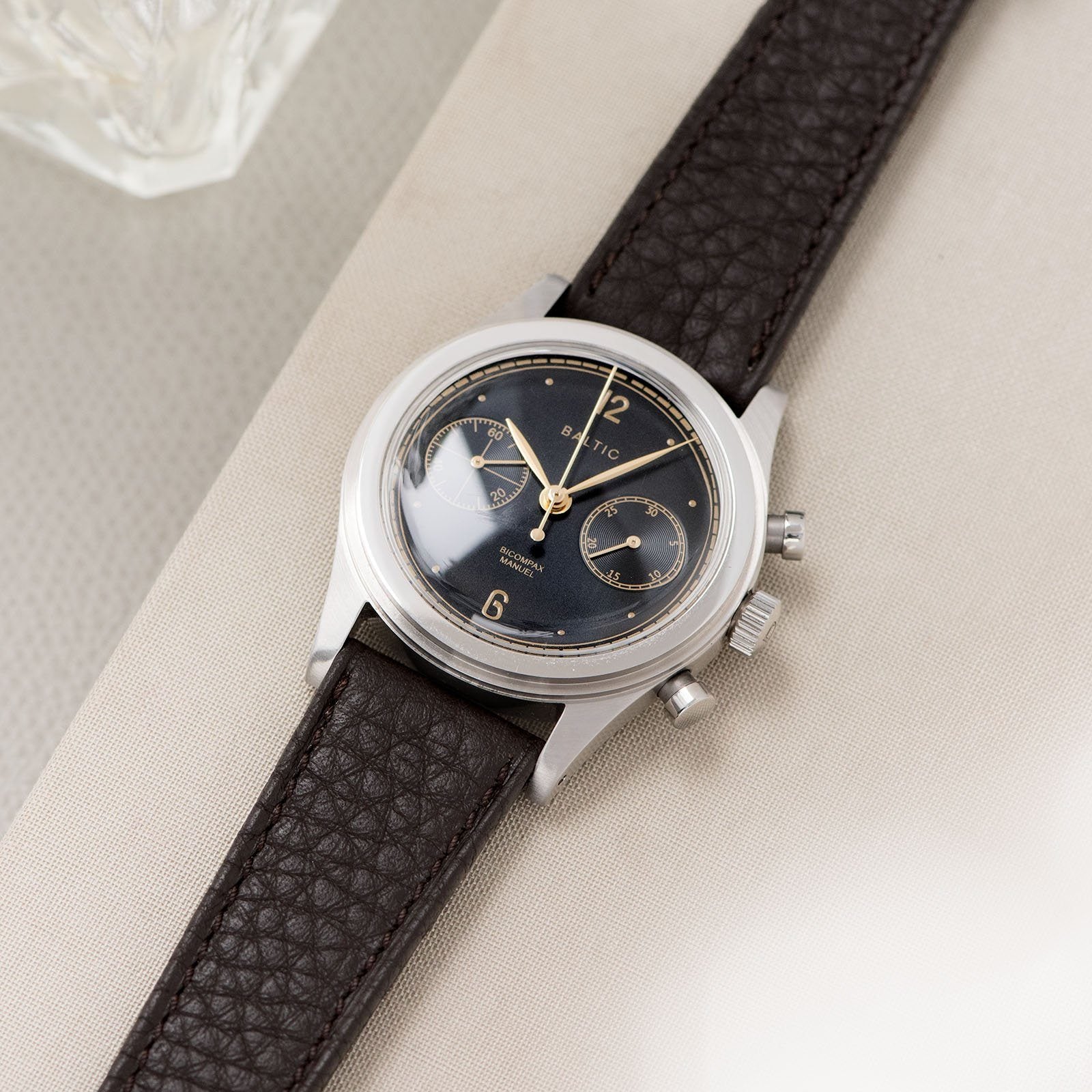 Speedy Ebène Taurillon Leder Uhrenarmband