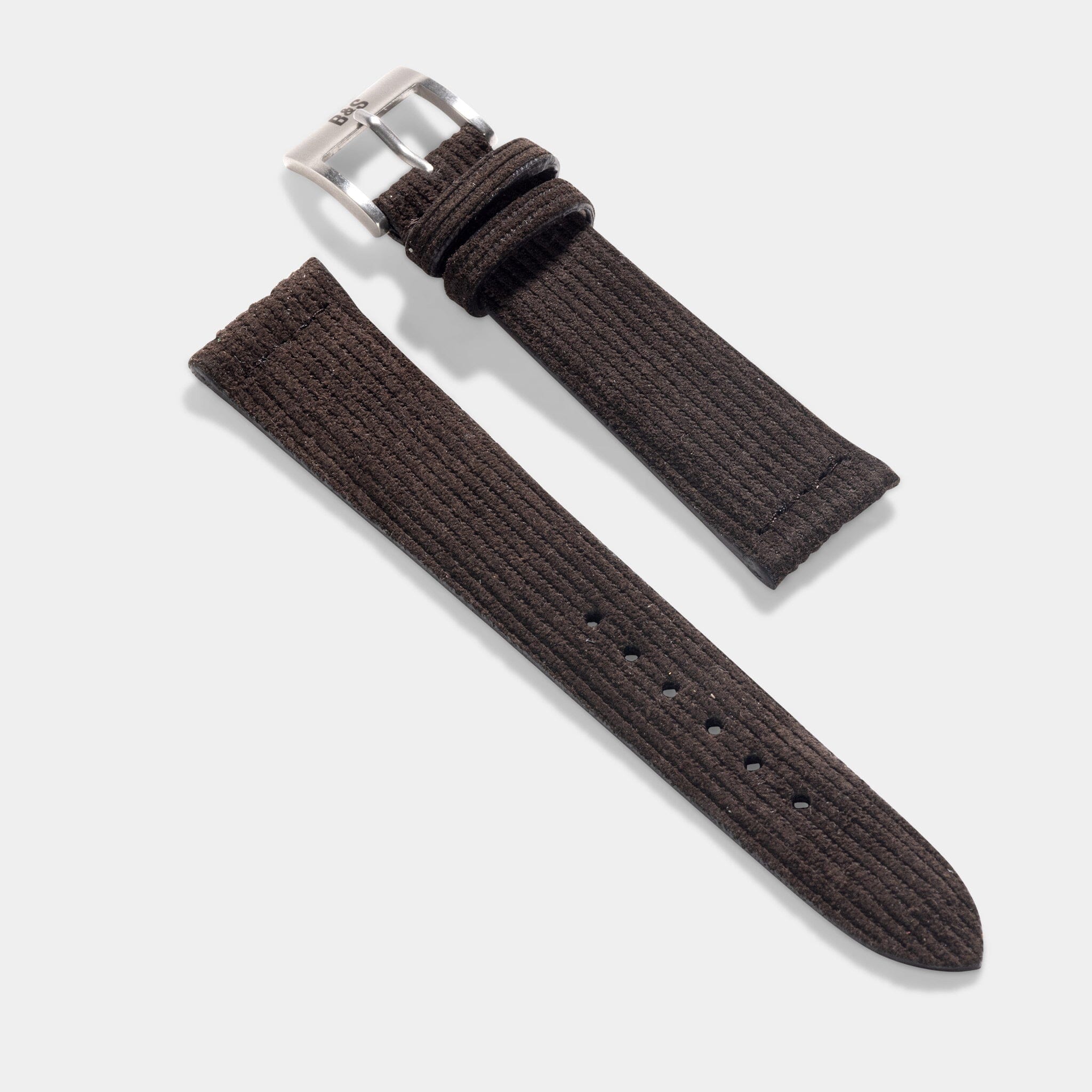 Kord Style Wildleder Uhrenarmband Braun