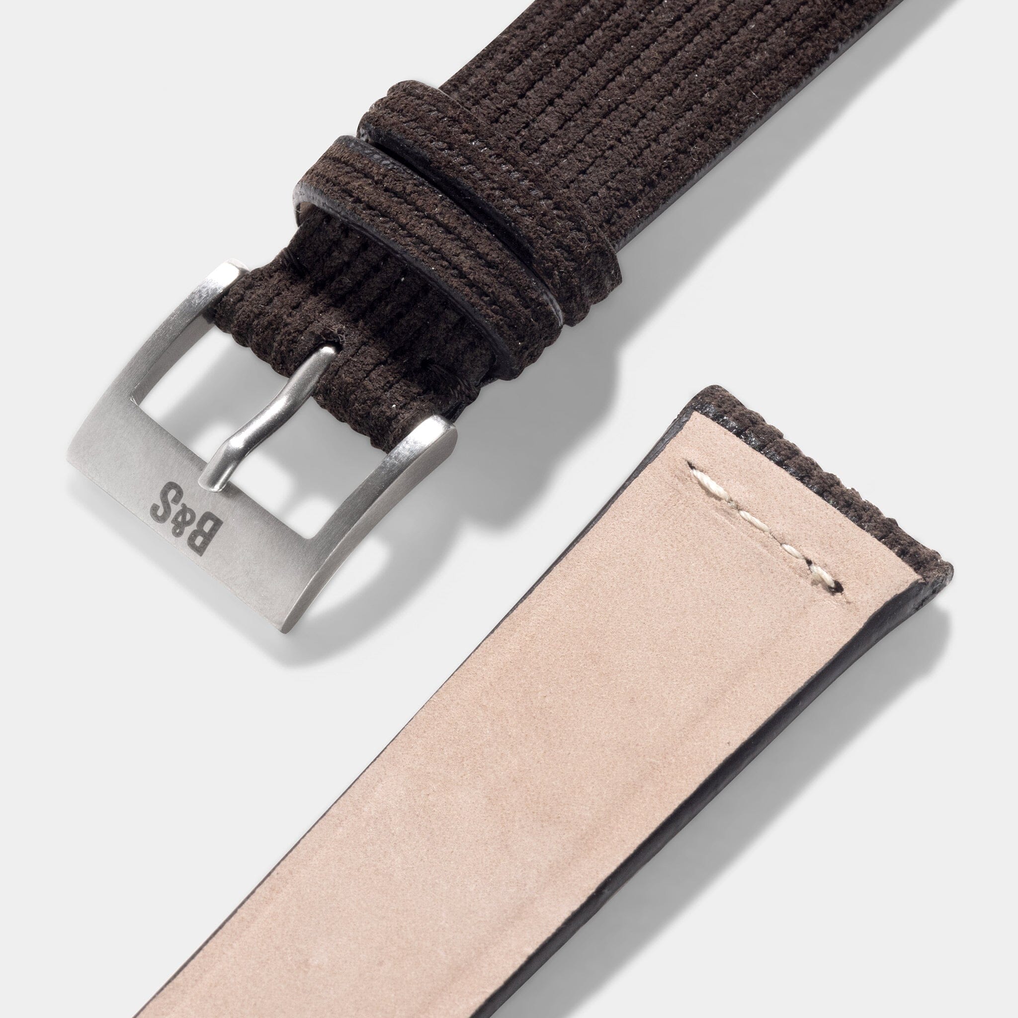 Kord Style Wildleder Uhrenarmband Braun