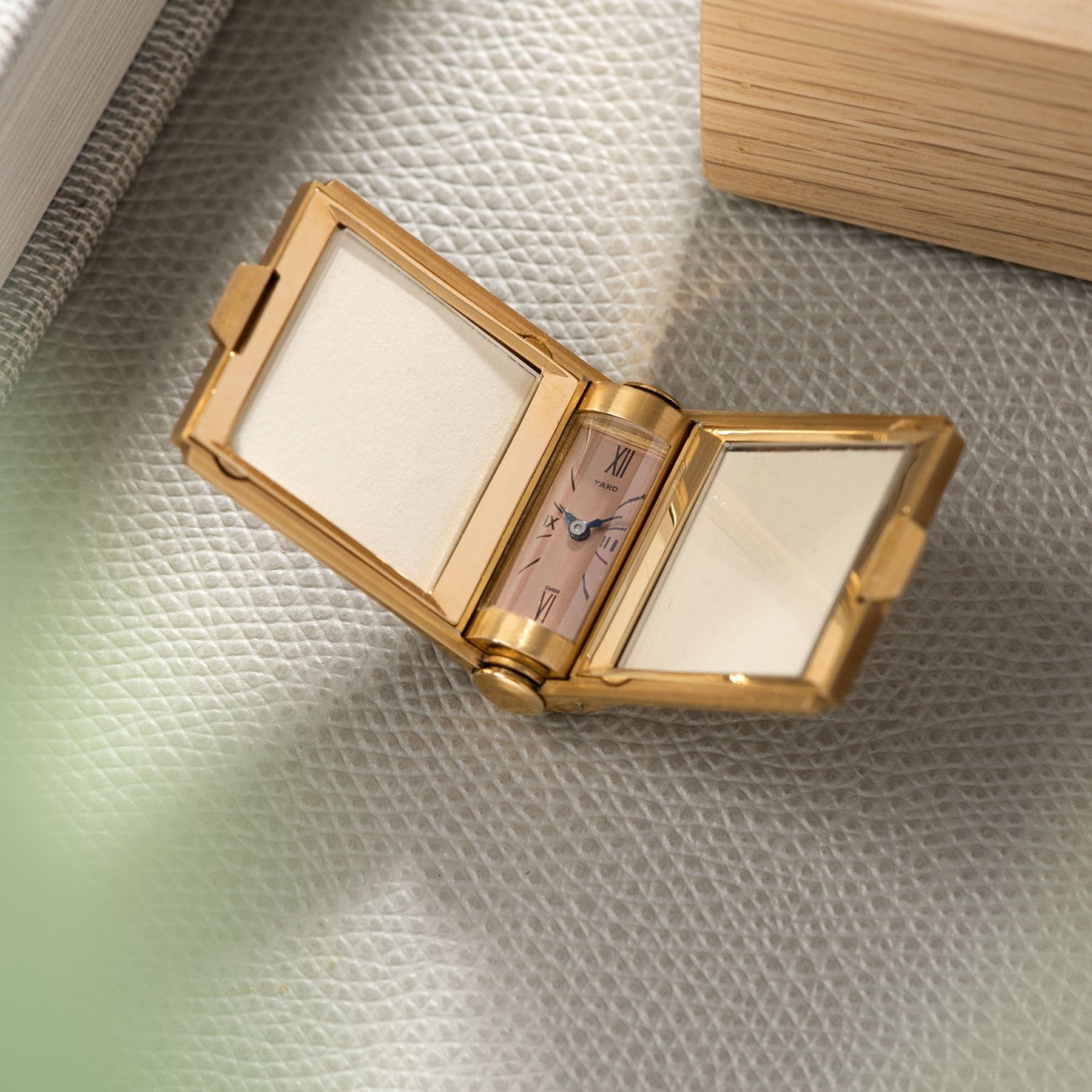 Yard 18kt Rose Gold Folding Pocket Watch